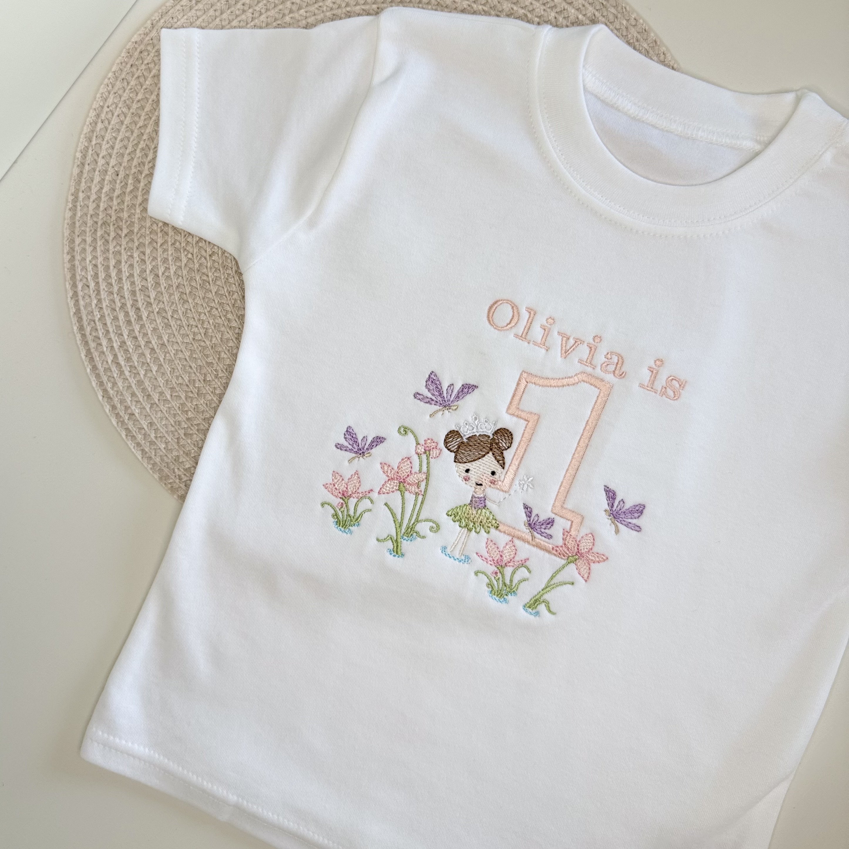Personalised Fairy Birthday T-shirt