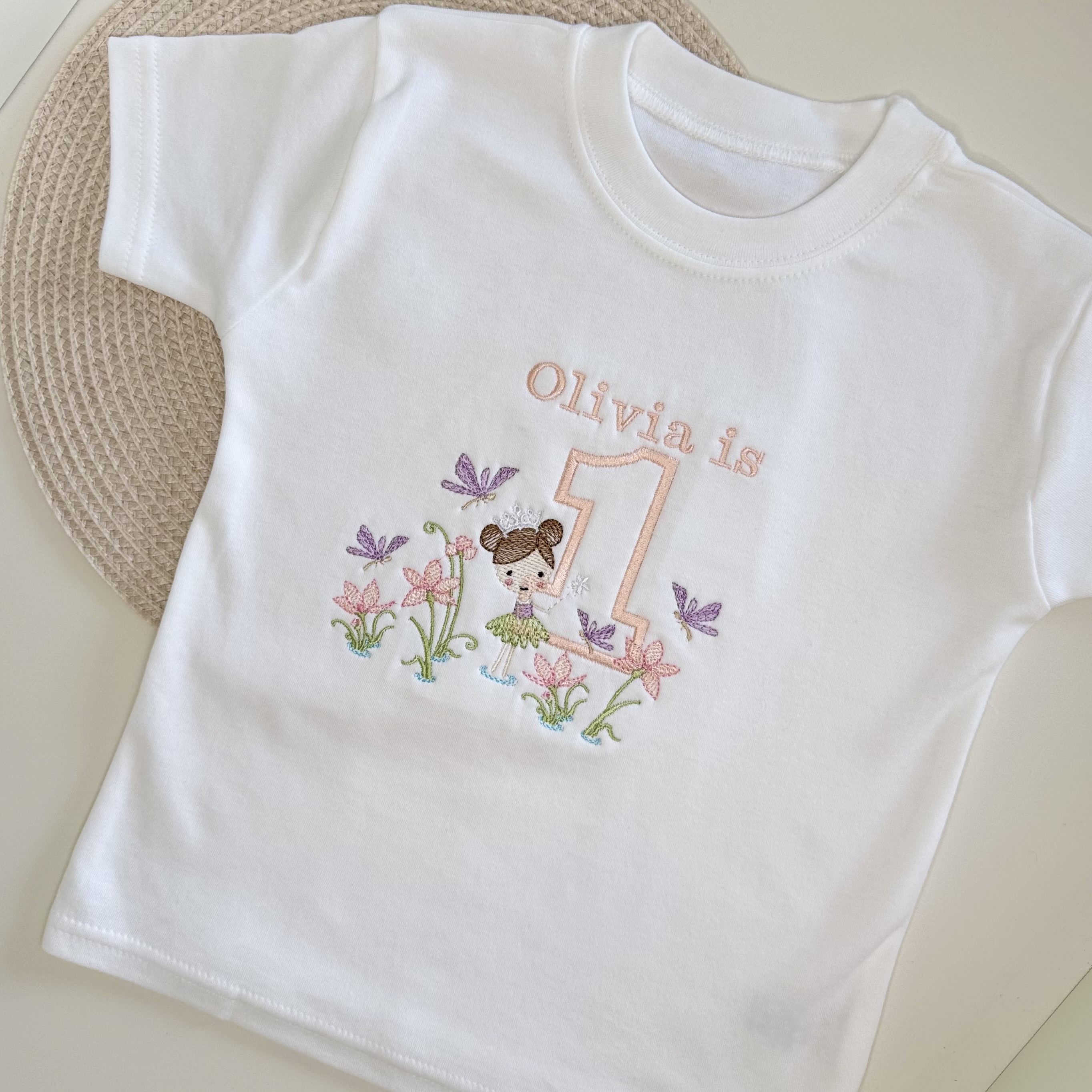 Personalised Fairy Birthday T-shirt