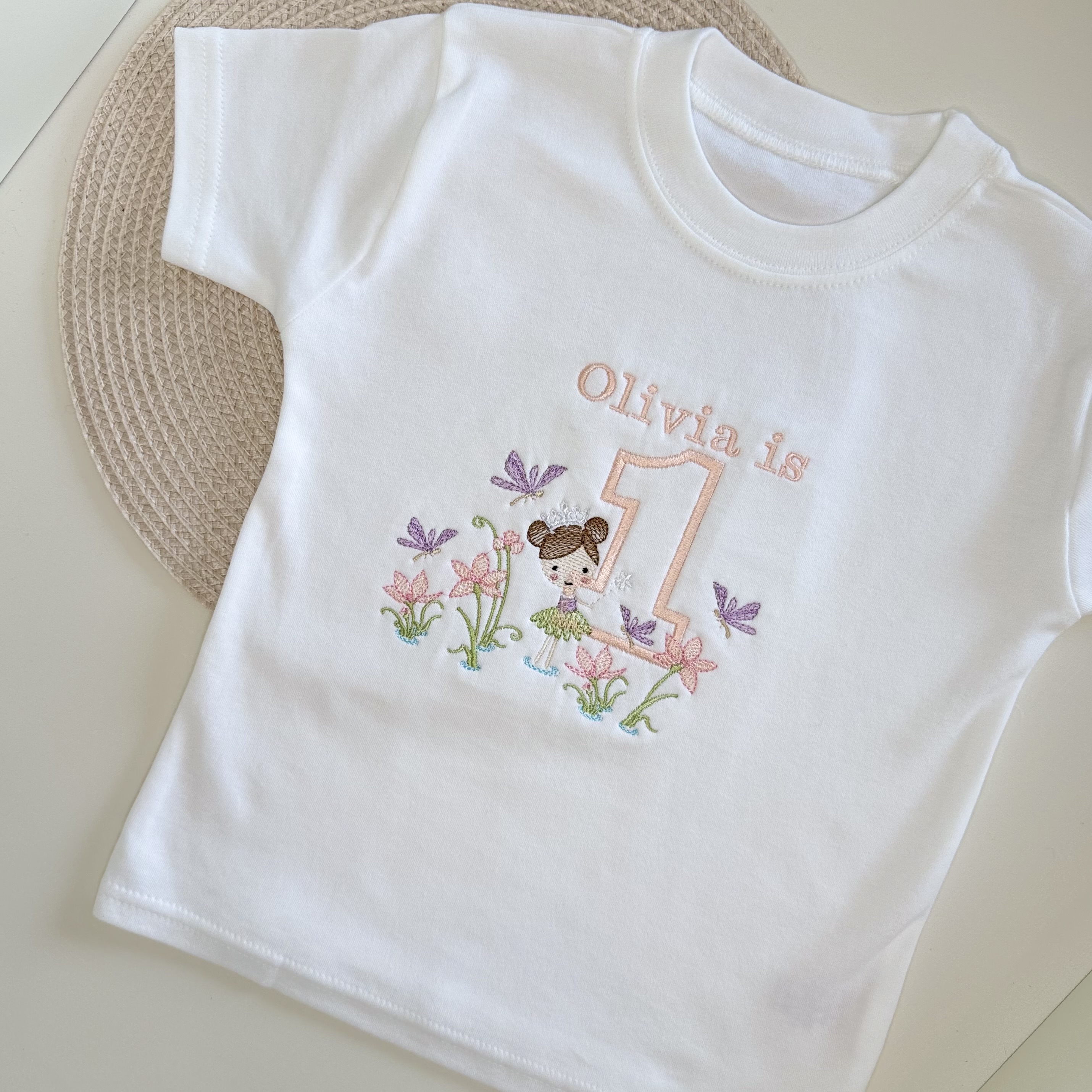 Personalised Fairy Birthday T-shirt