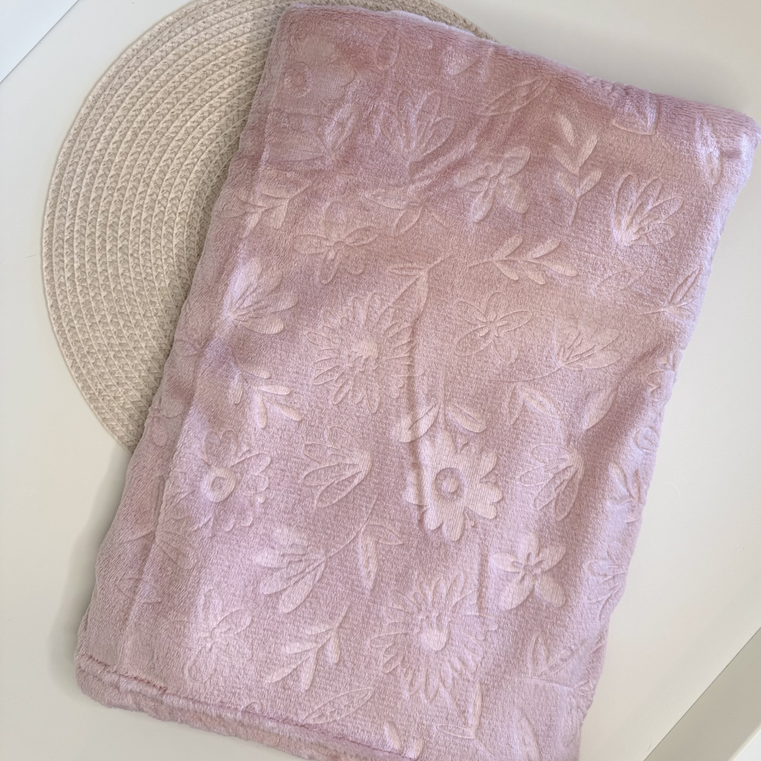 Personalised Baby Birth Announcement Blanket  