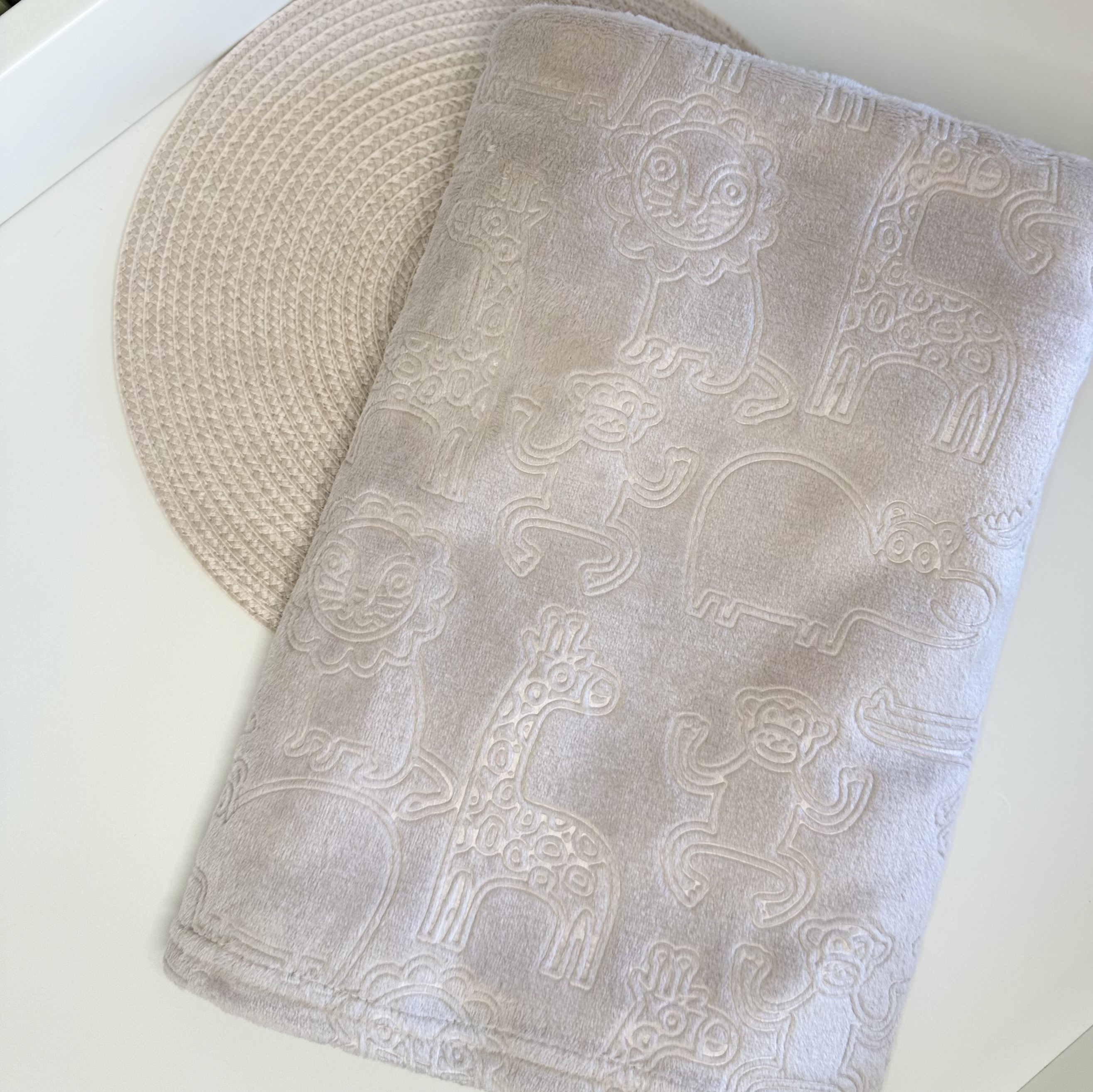 Personalised Baby Birth Announcement Blanket  