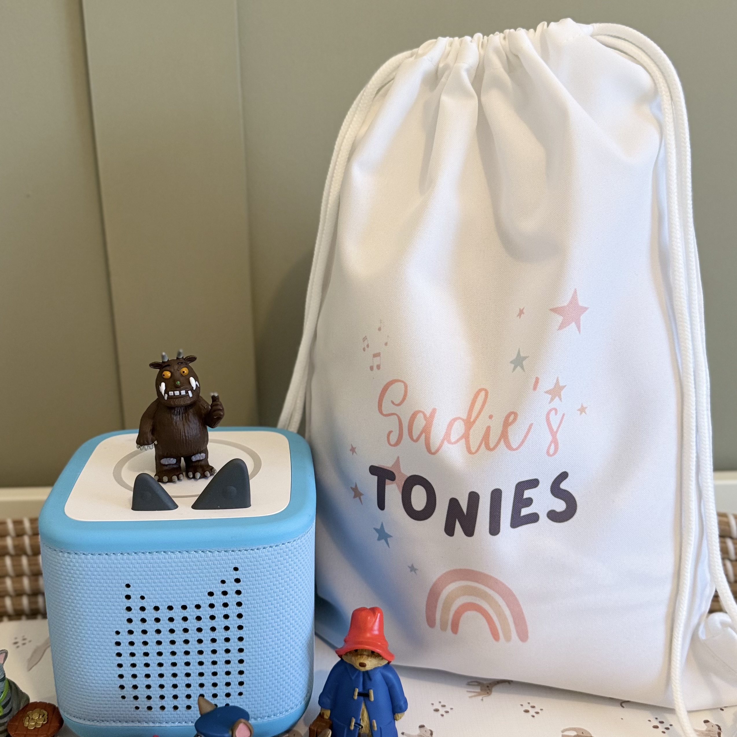 Personalised Tonie's Drawstring Bag