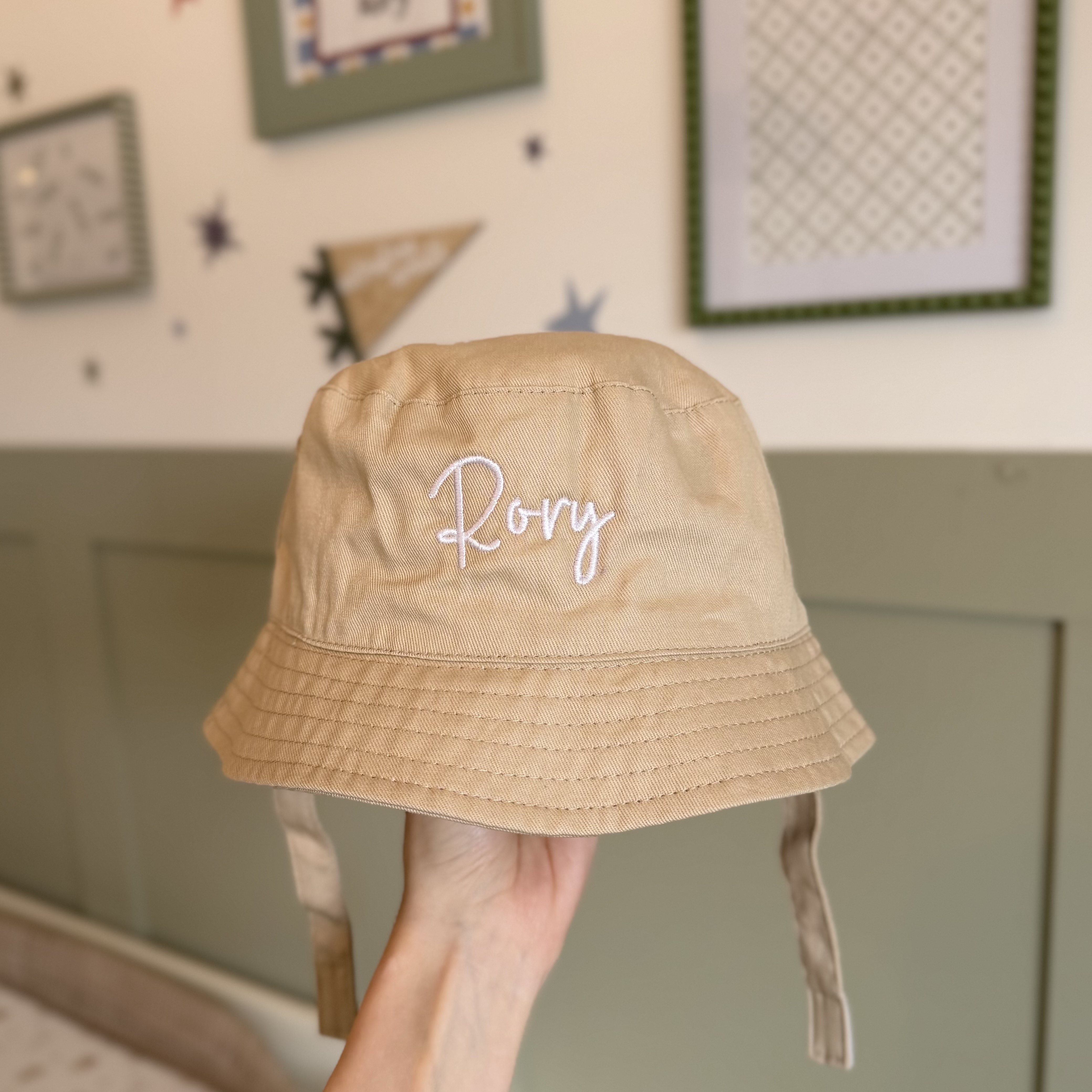 Personalised Embroidered Bucket Hat 