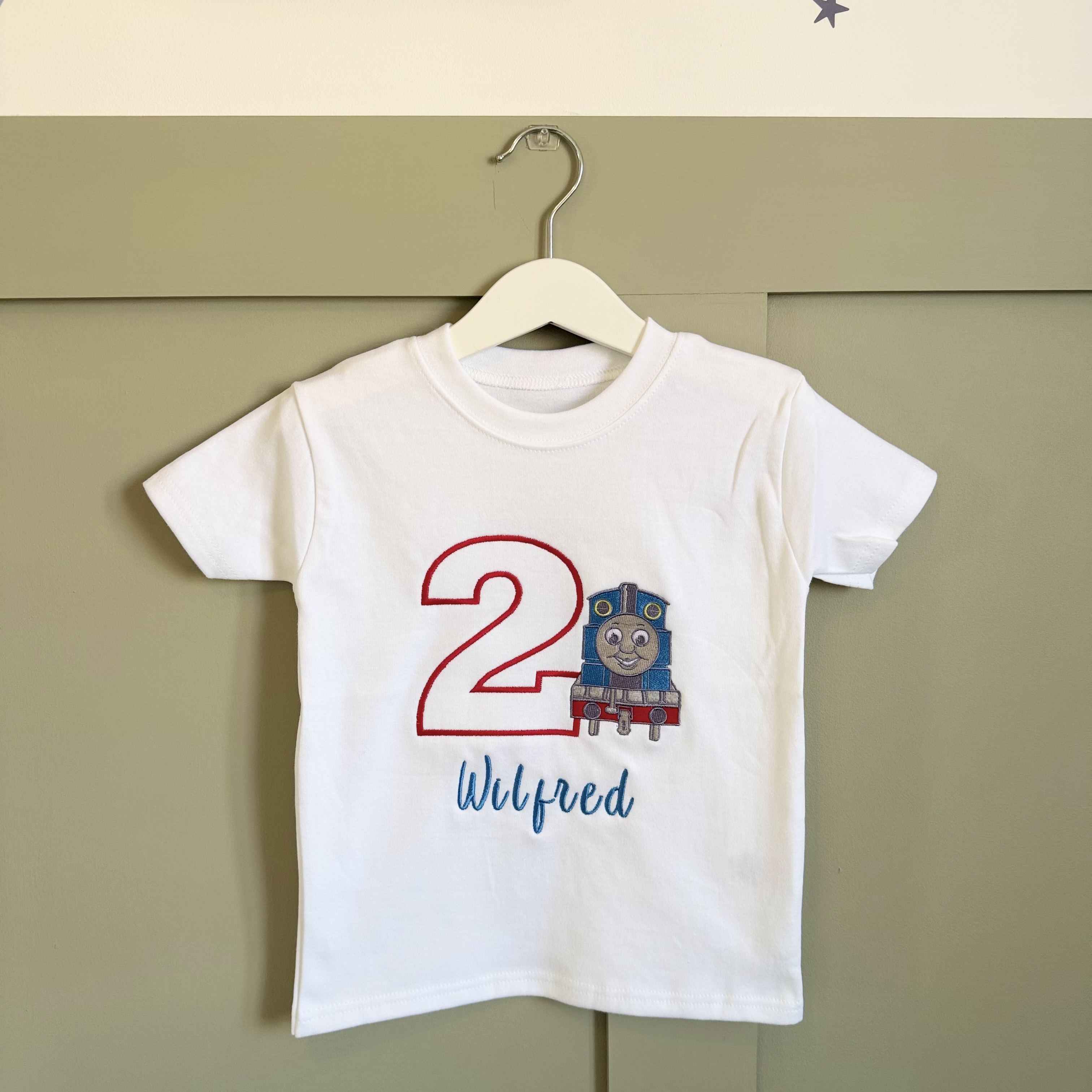 Personalised Thomas The Tank Engine Birthday T-shirt