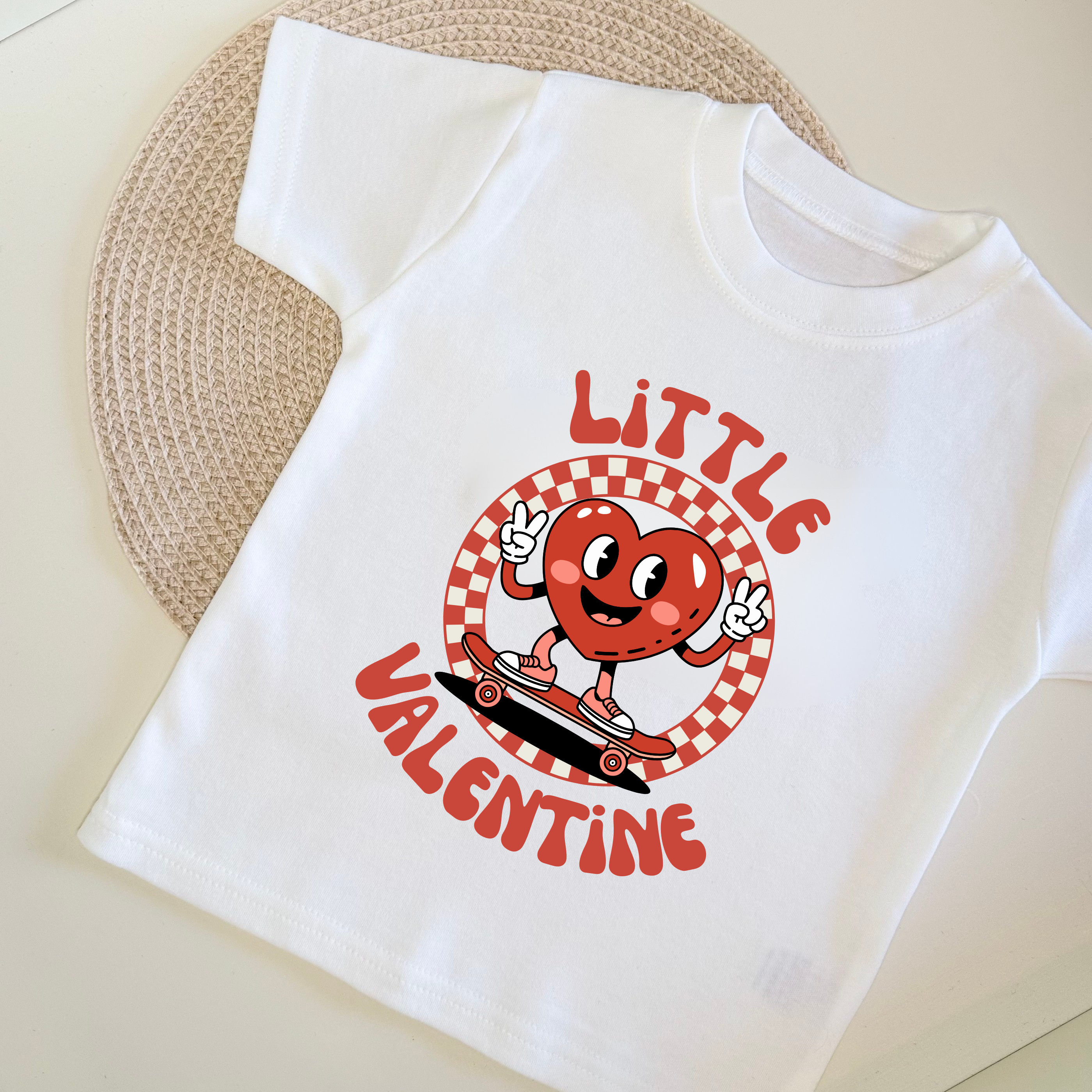 Little Valentine' Skateboard T-shirt