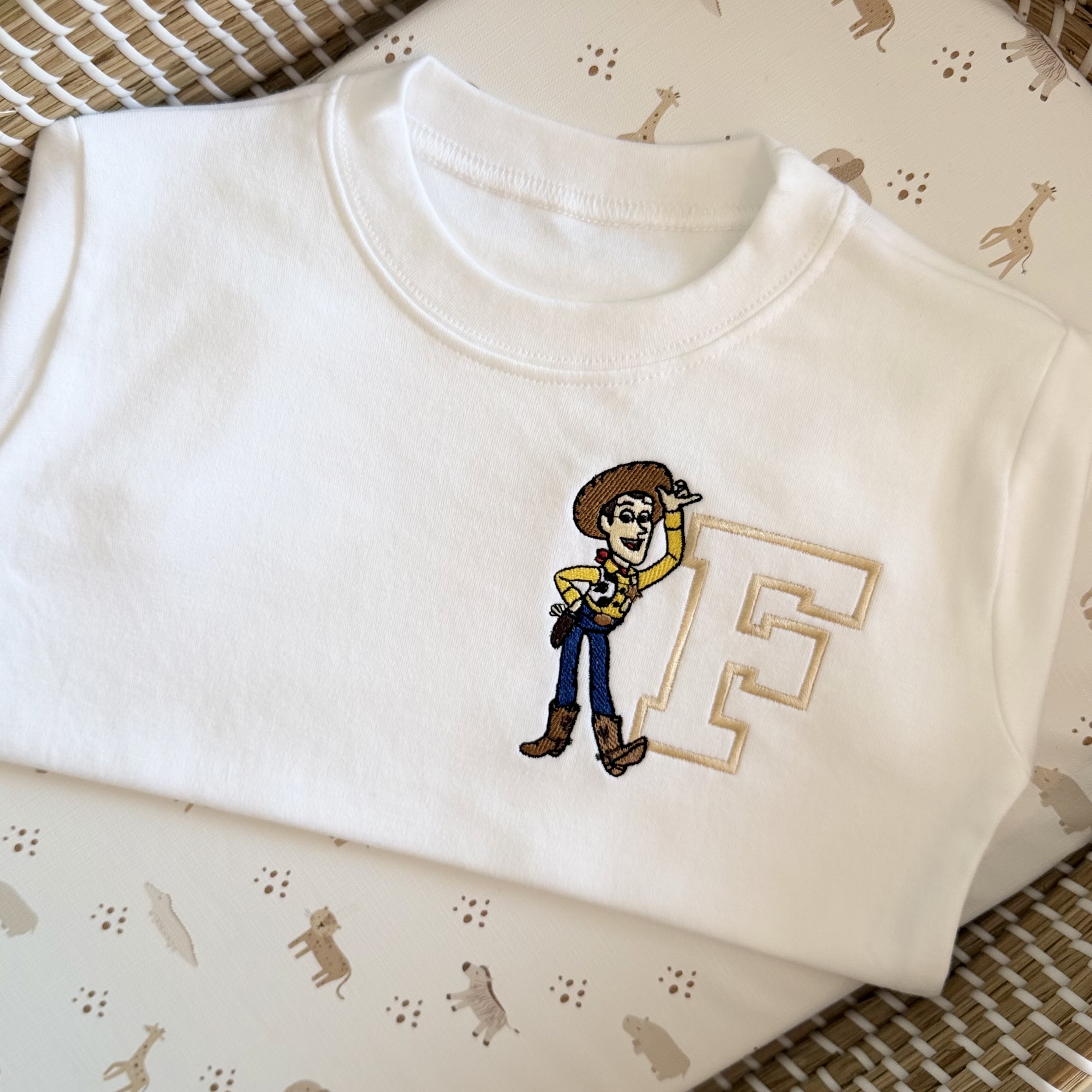 Personalised Initial Toy Story T-shirt