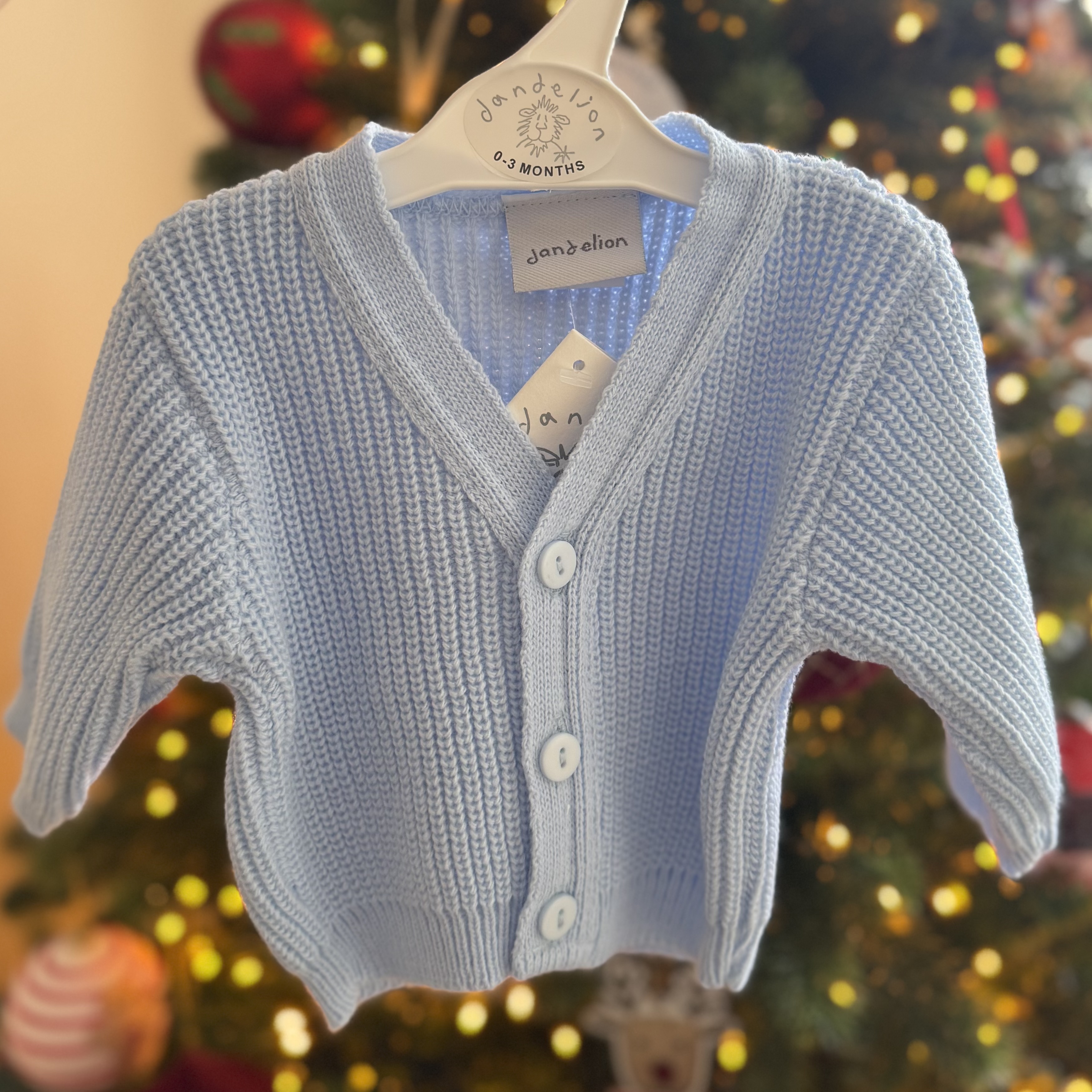 Personalised Blue Cardigan 