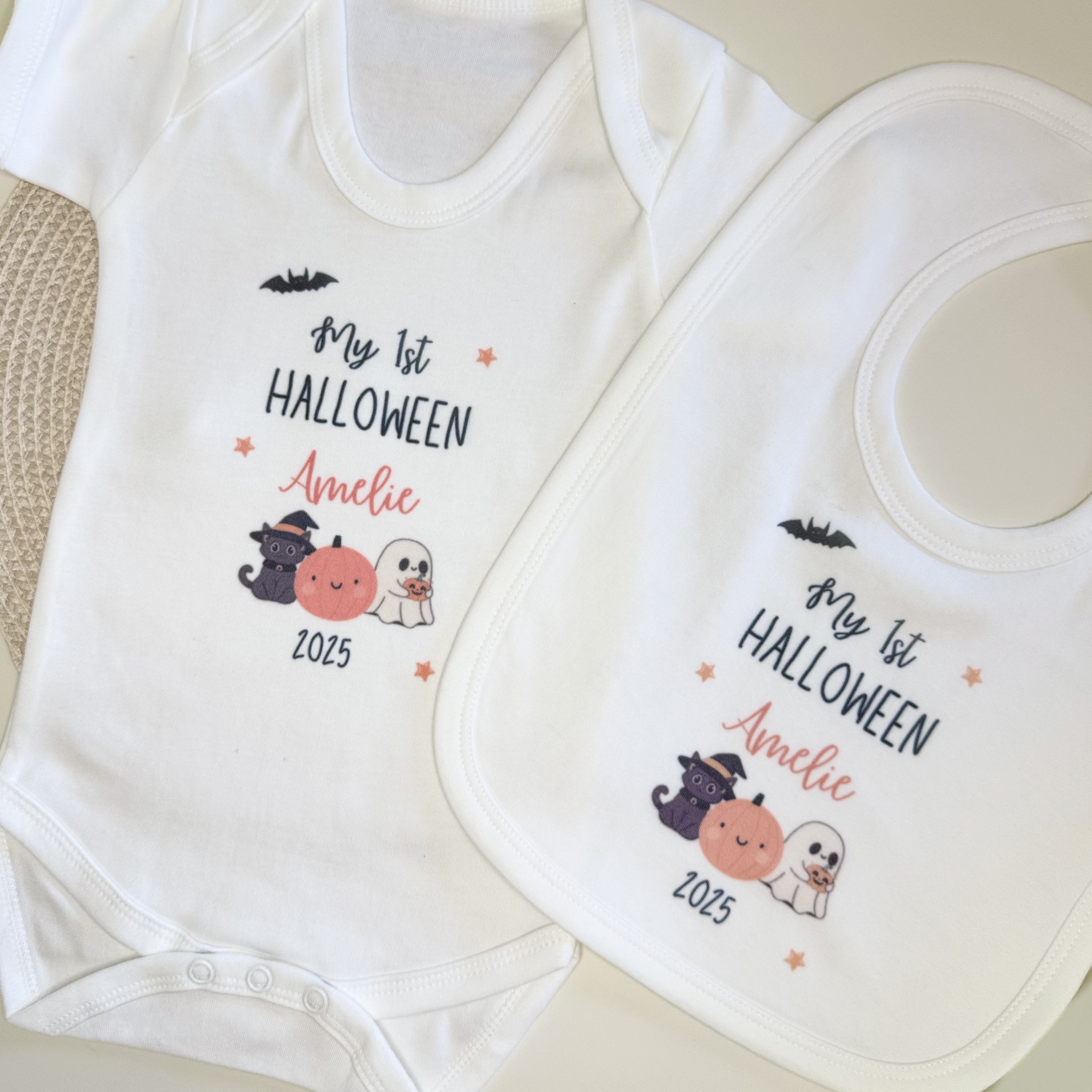 Personalised 'My 1st Halloween' Bib