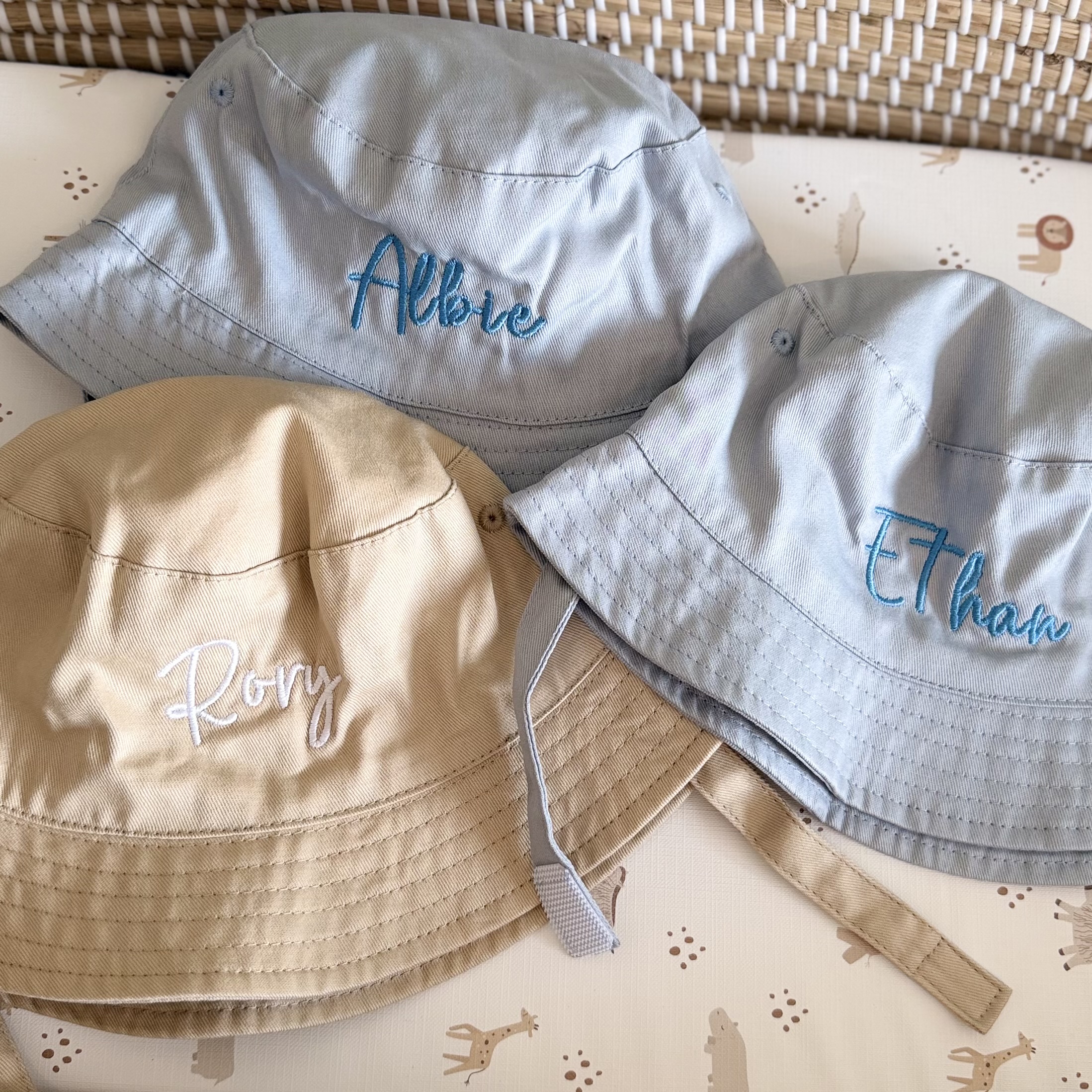 Personalised Embroidered Bucket Hat 