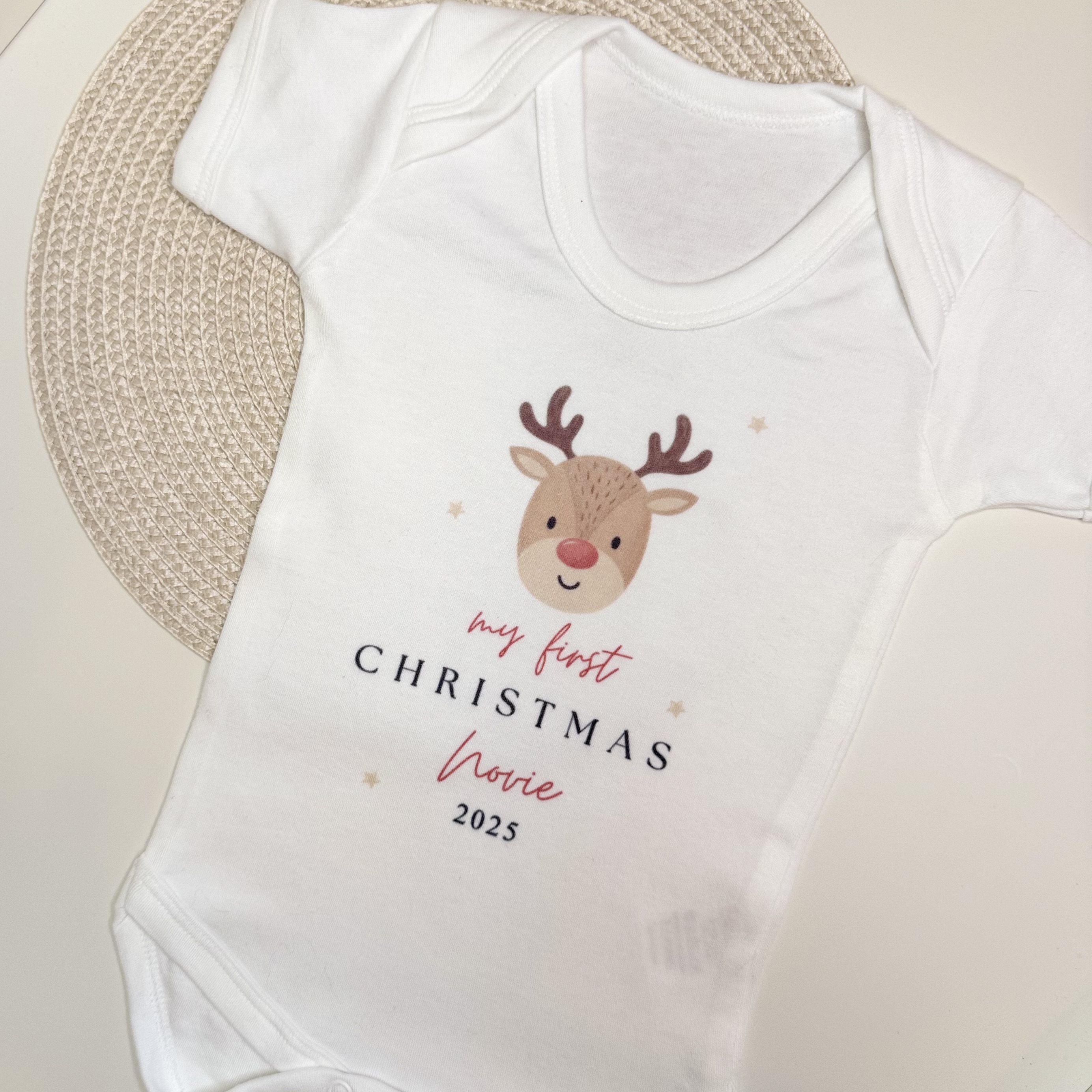 Personalised ‘First Christmas’ Bodysuit