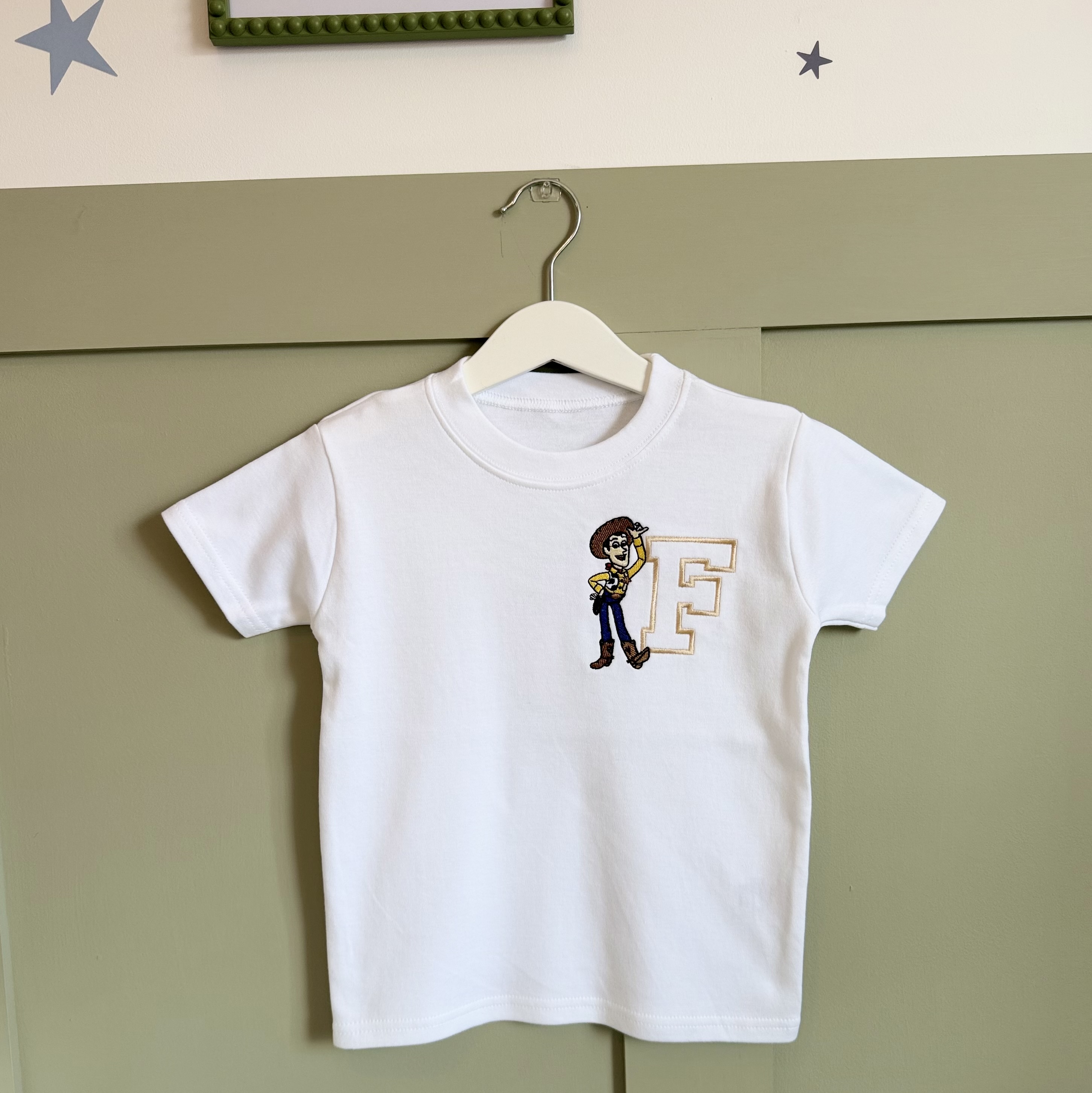 Personalised Initial Toy Story T-shirt