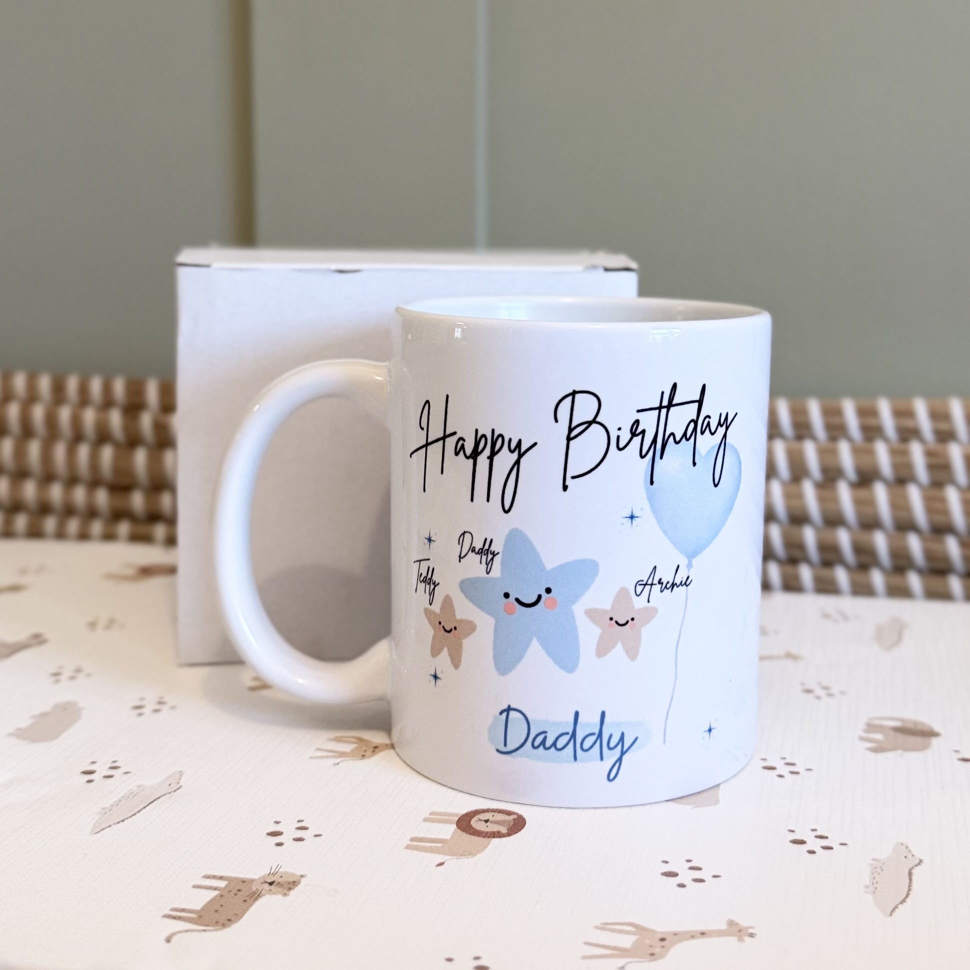 Personalised Happy Birthday Daddy Mug