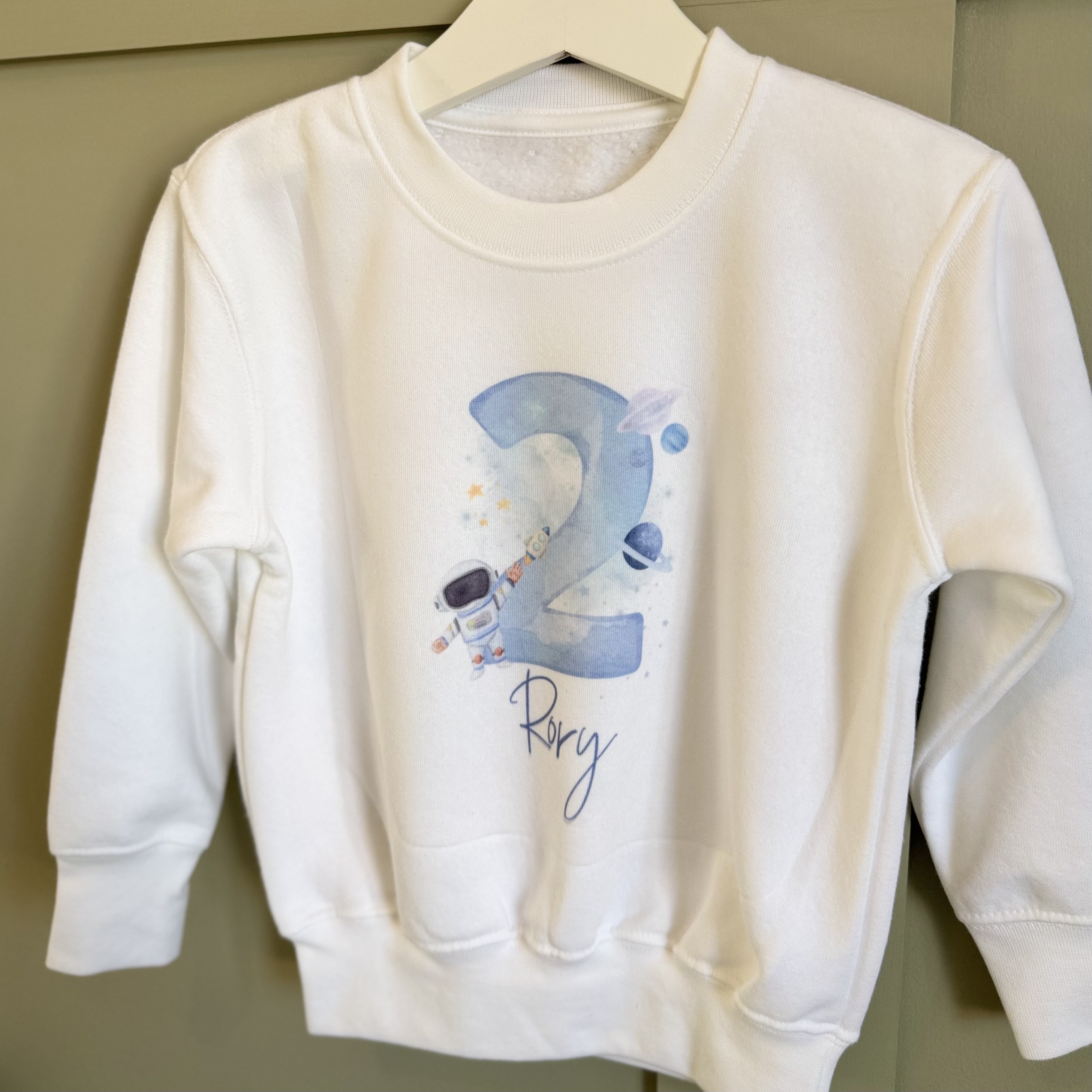 Personalised Birthday Space Theme Jumper