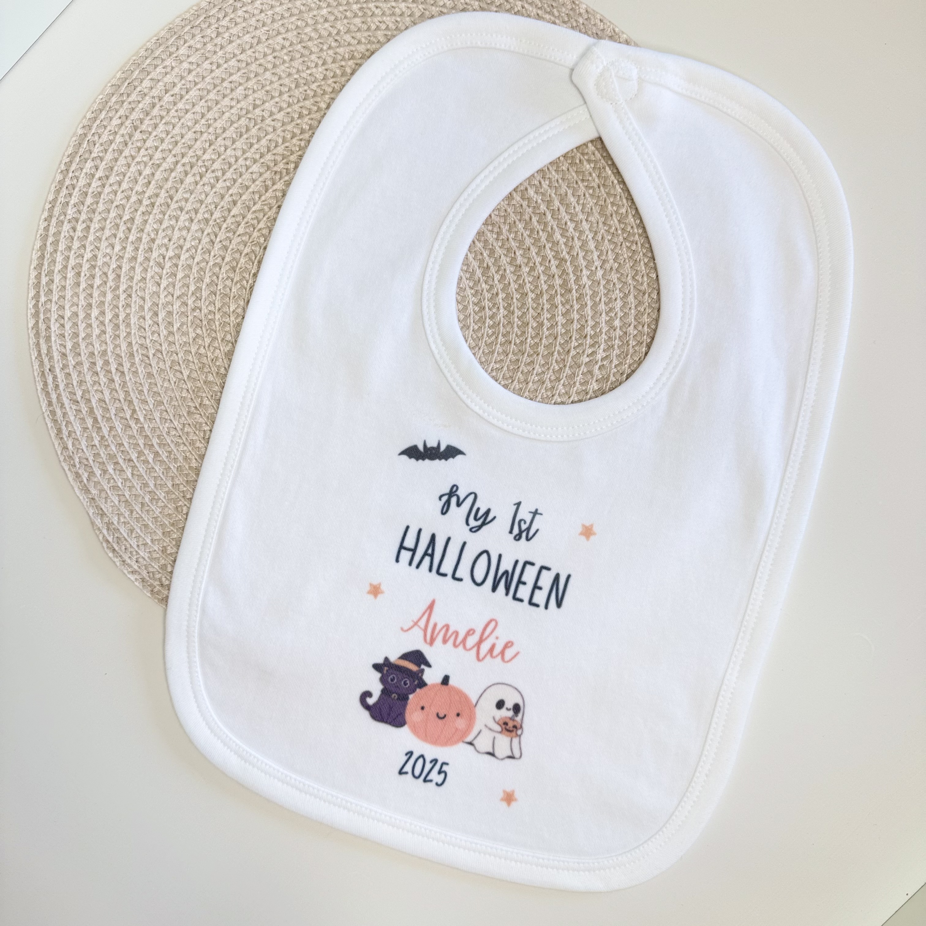 Personalised 'My 1st Halloween' Bib