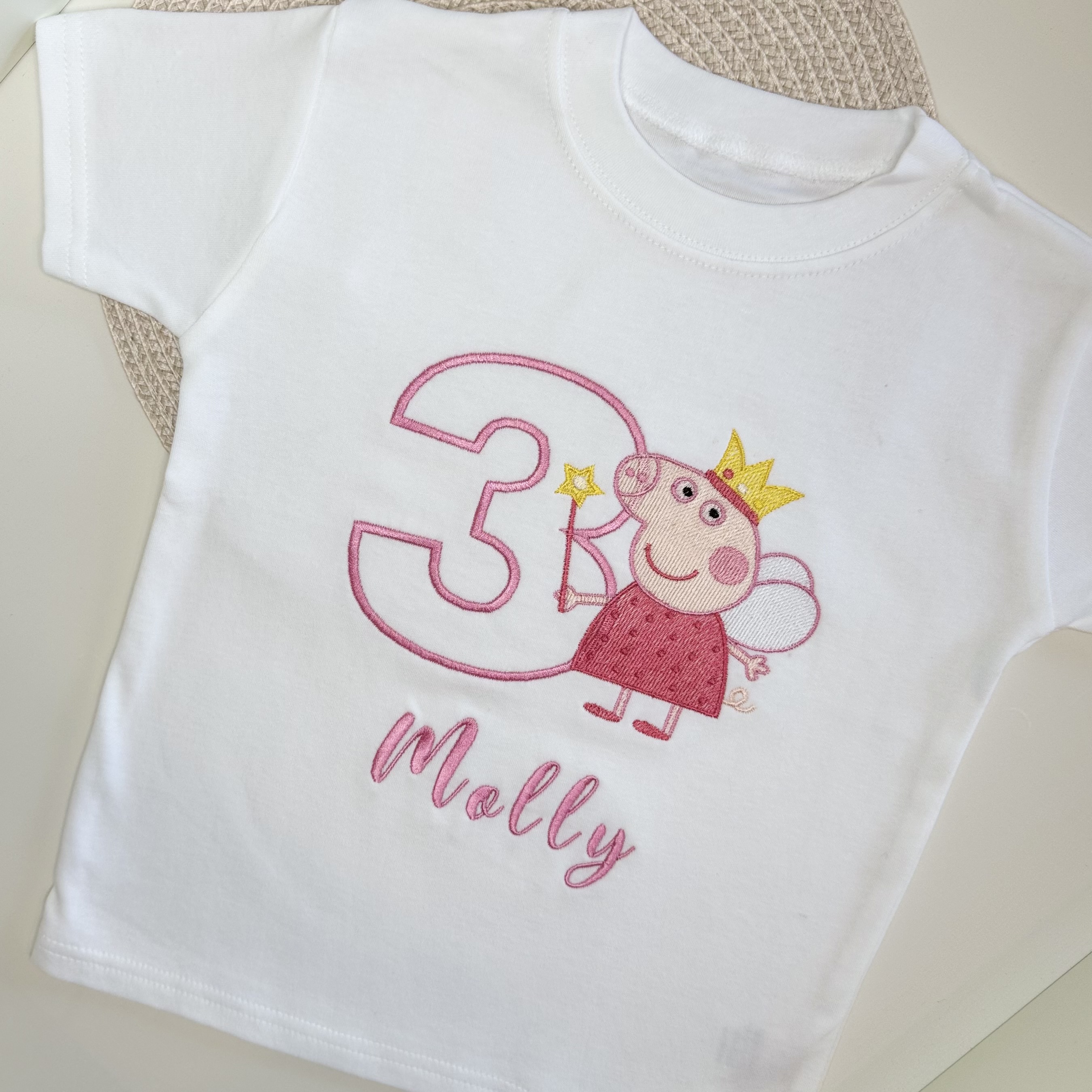 Personalised Peppa Pig Birthday T-shirt