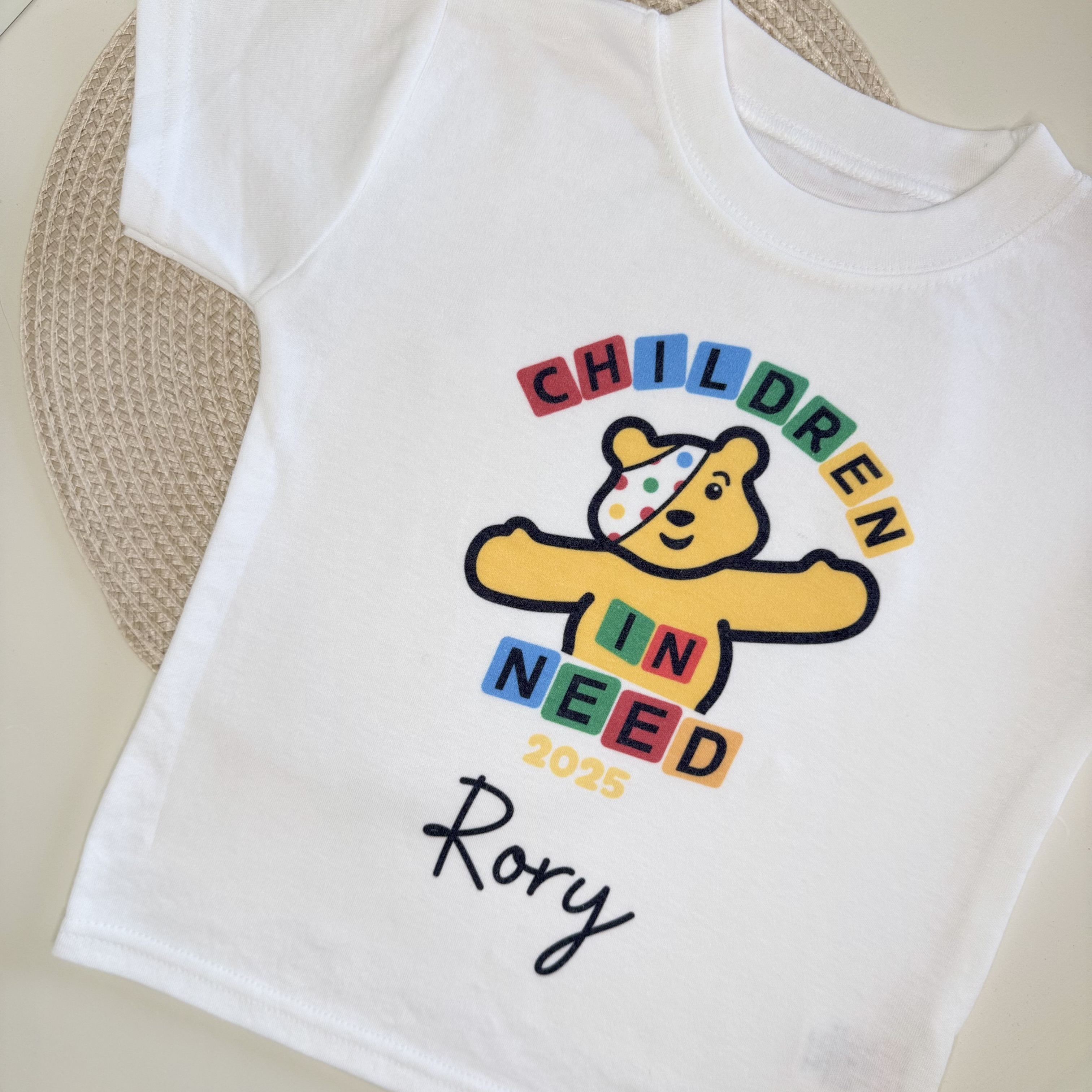 Personalised Children In Need T-shirt