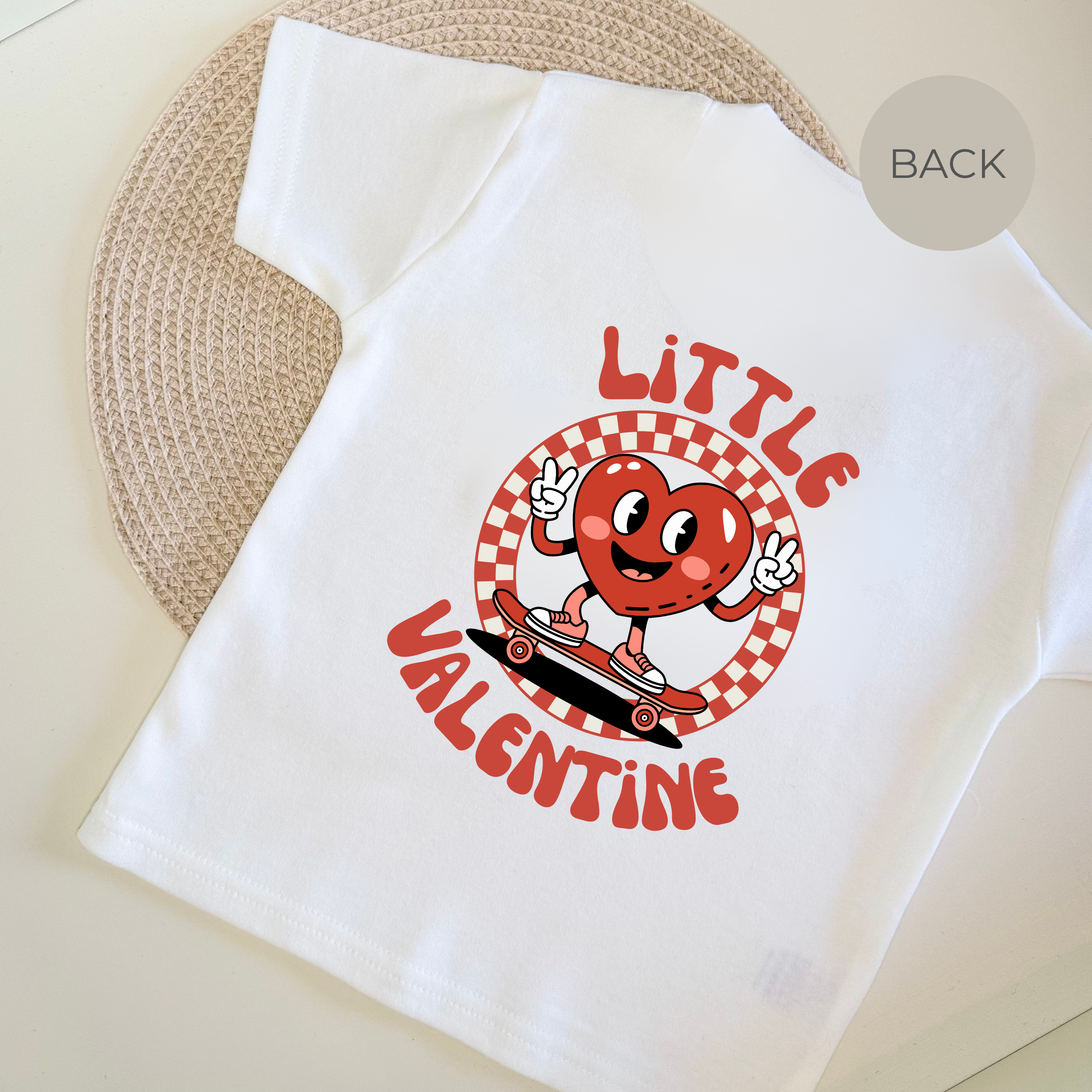 Personalised 'Little Valentine' Skateboard T-shirt