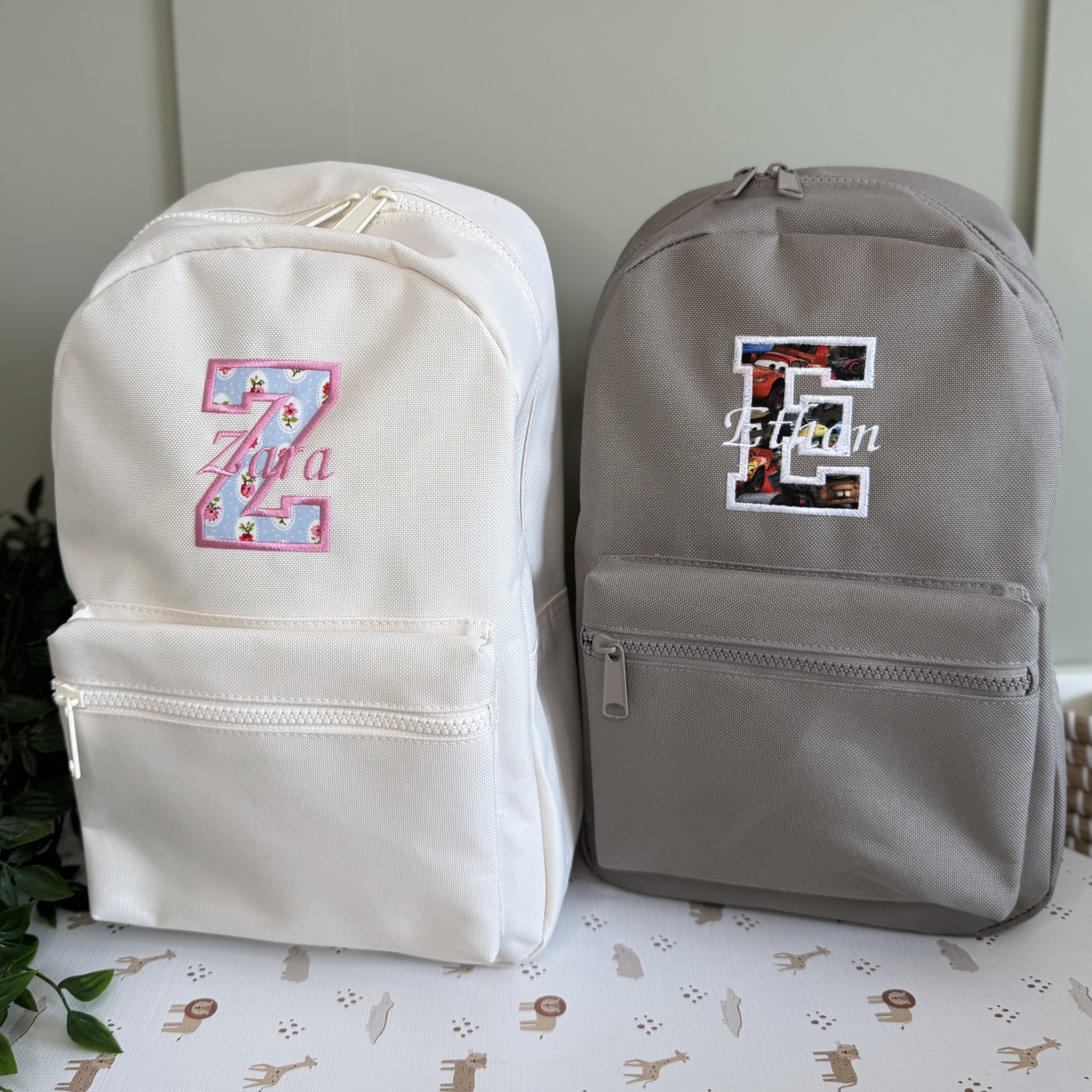 Personalised Initial Letter Backpack