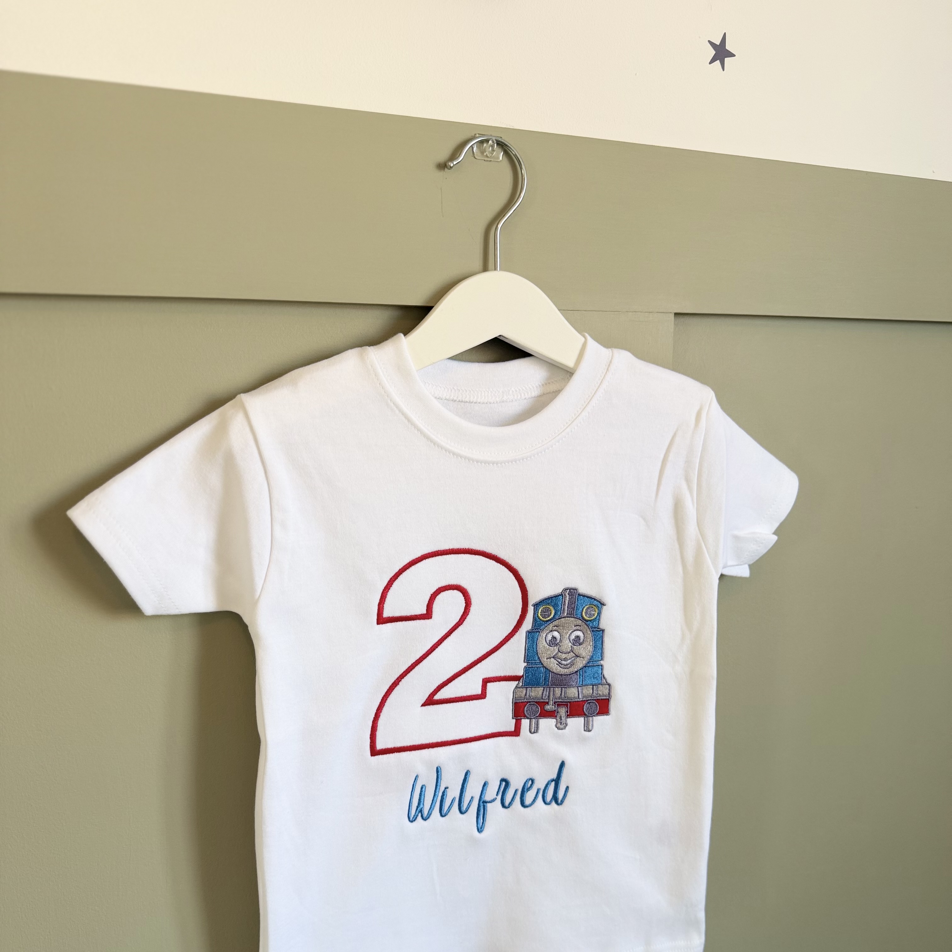 Personalised Thomas The Tank Engine Birthday T-shirt