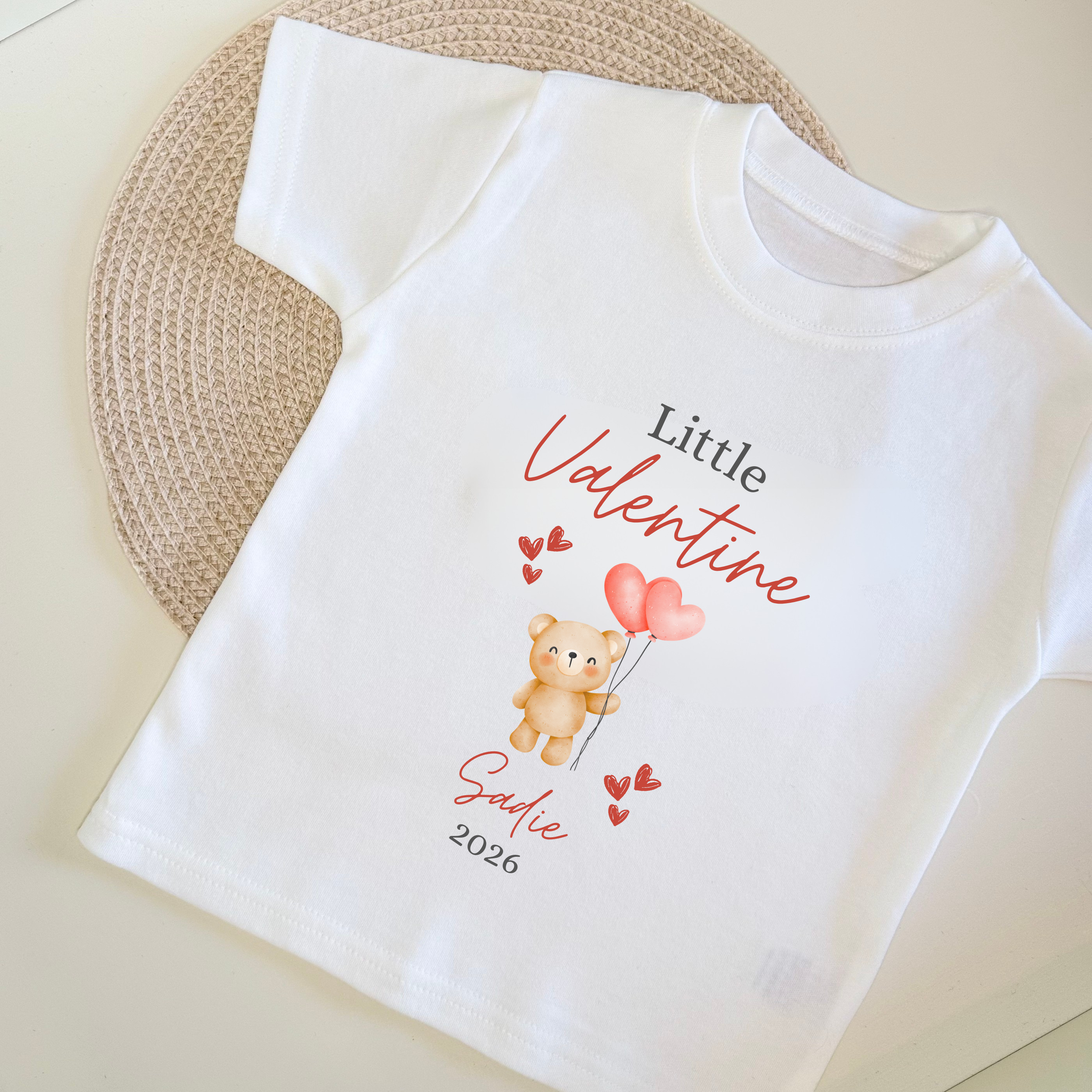 Personalised 'Little Valentine' T-shirt