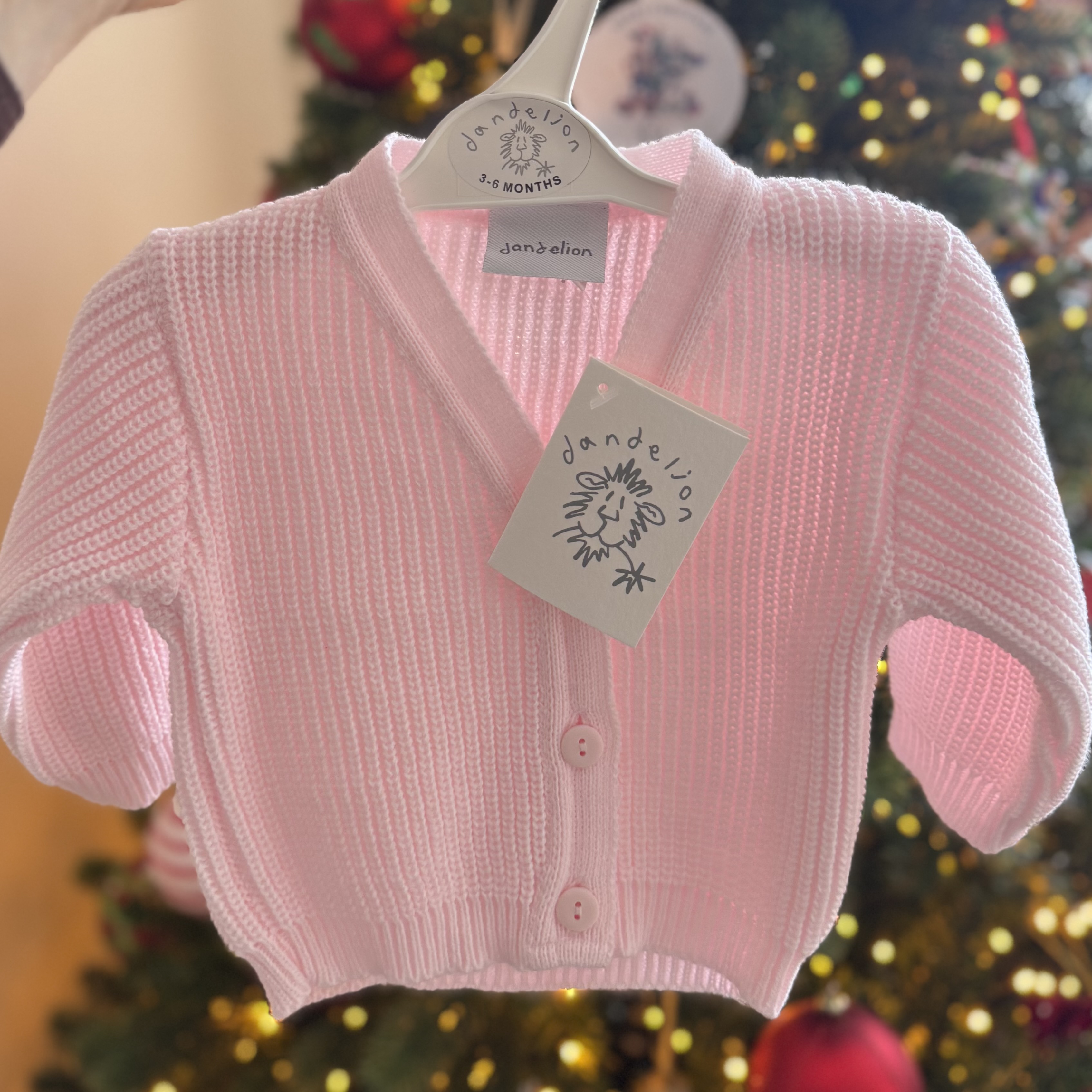 Personalised Pink Cardigan 