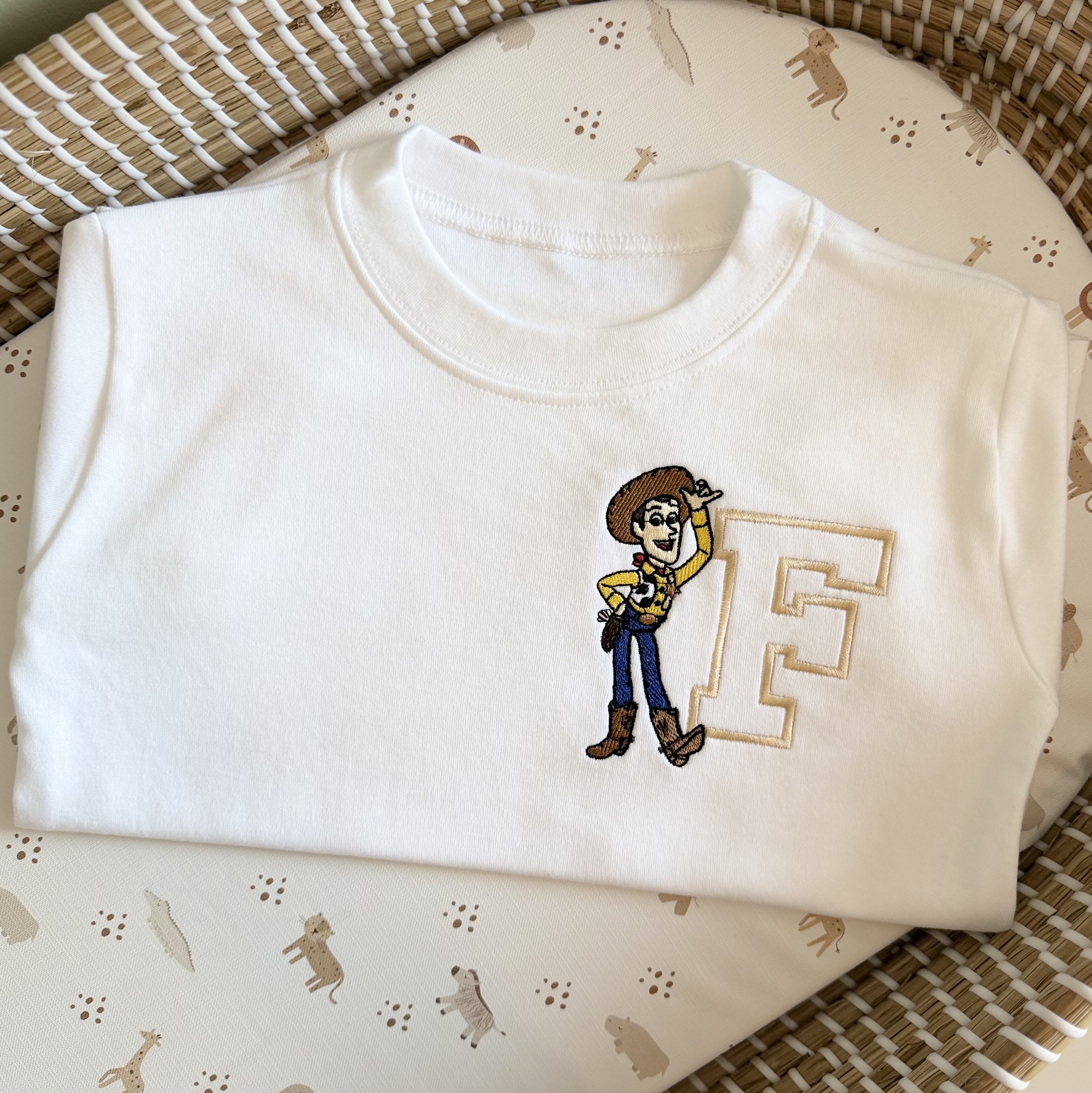 Personalised Initial Toy Story T-shirt