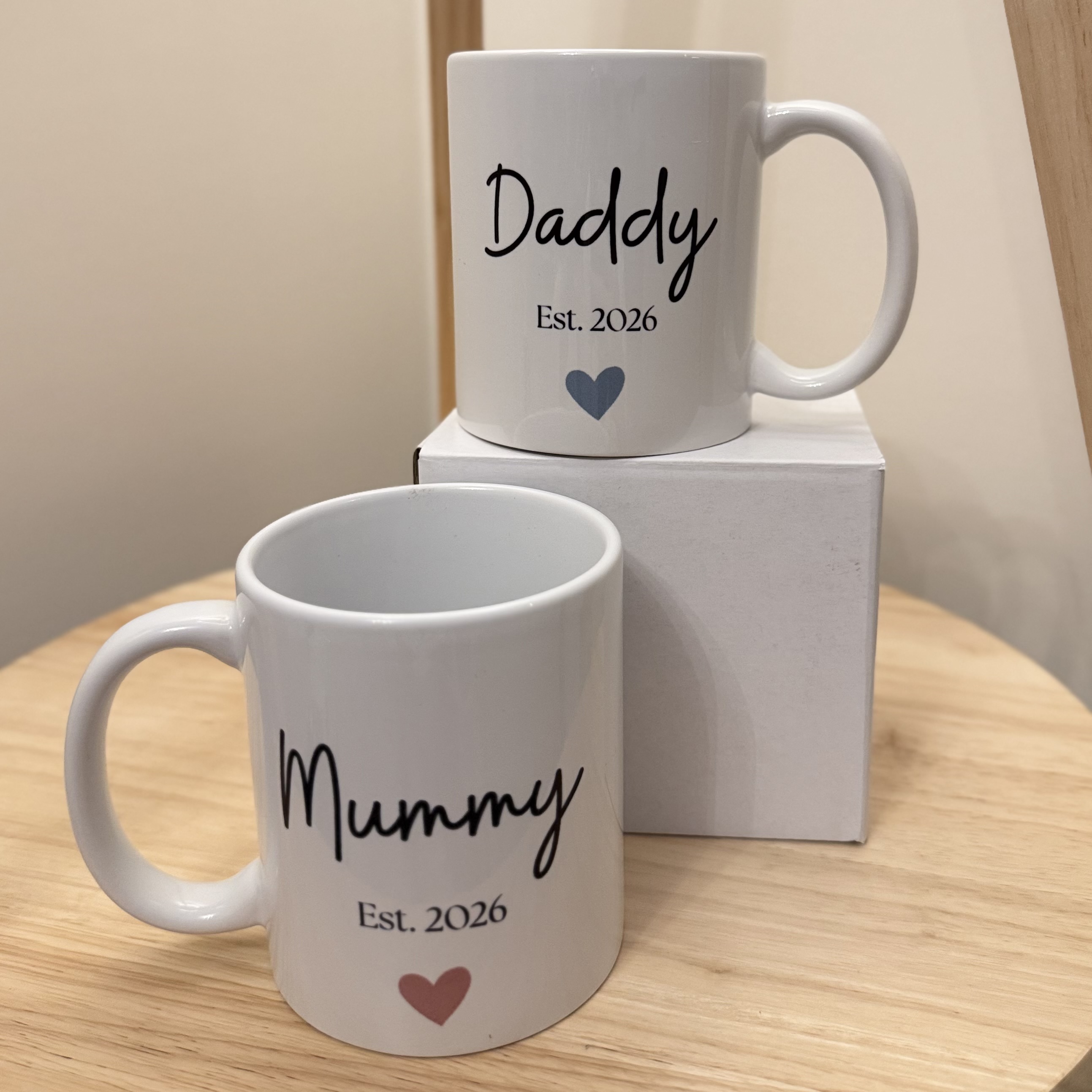 Mummy & Daddy Mug Set