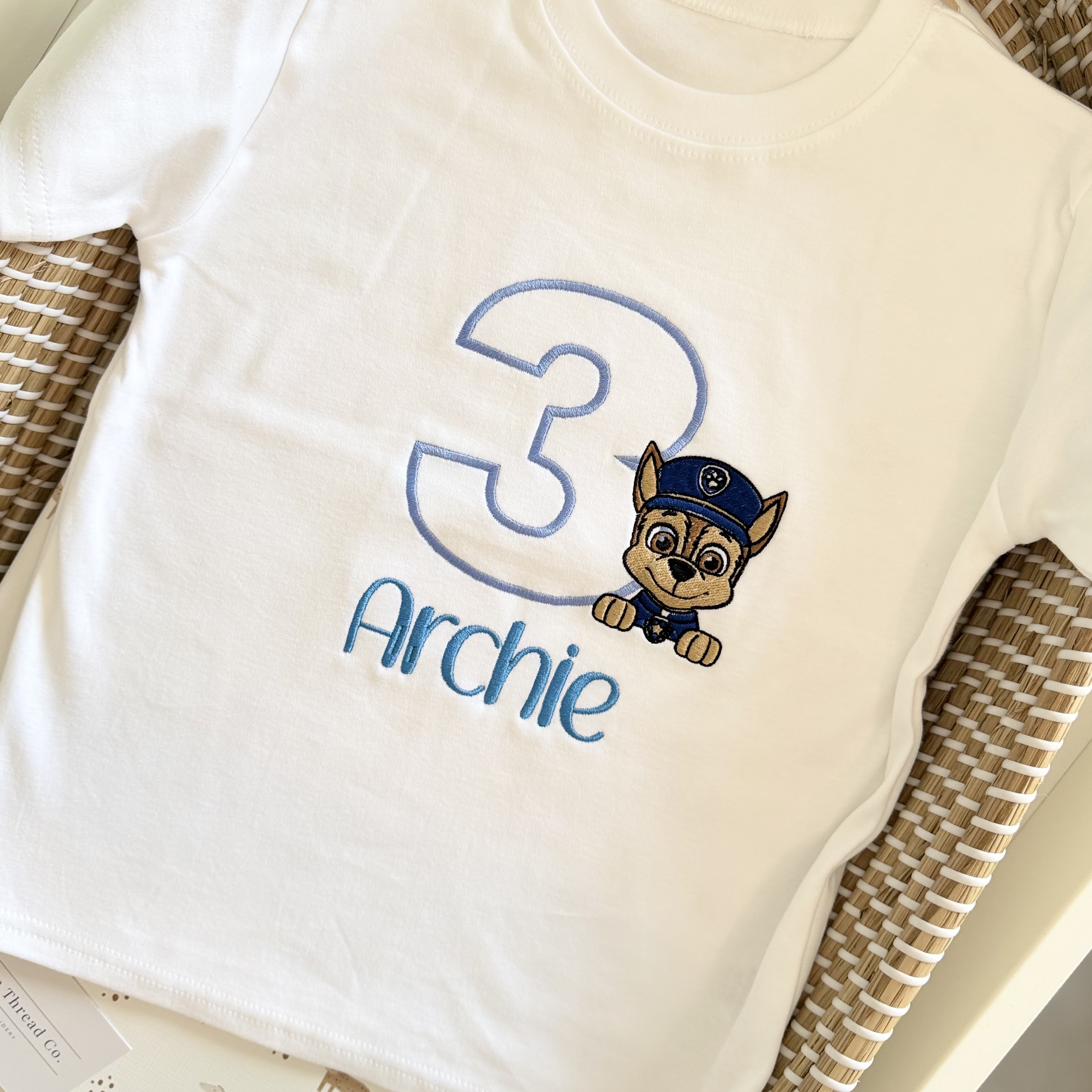 Personalised Paw Patrol Birthday T-shirt