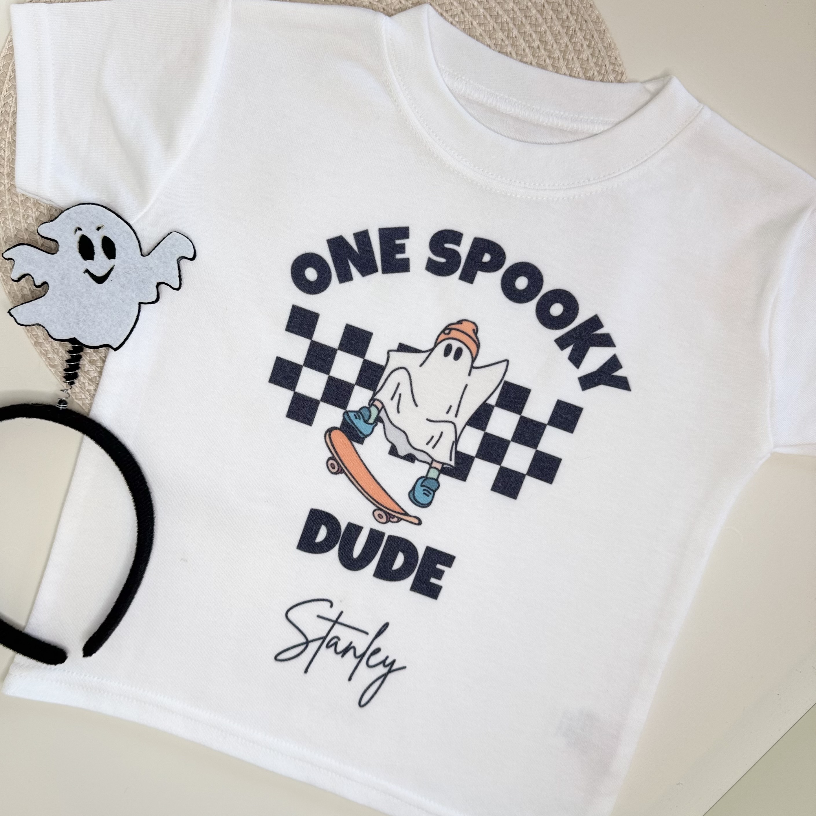 Personalised Halloween "One Spooky Dude' T-shirt