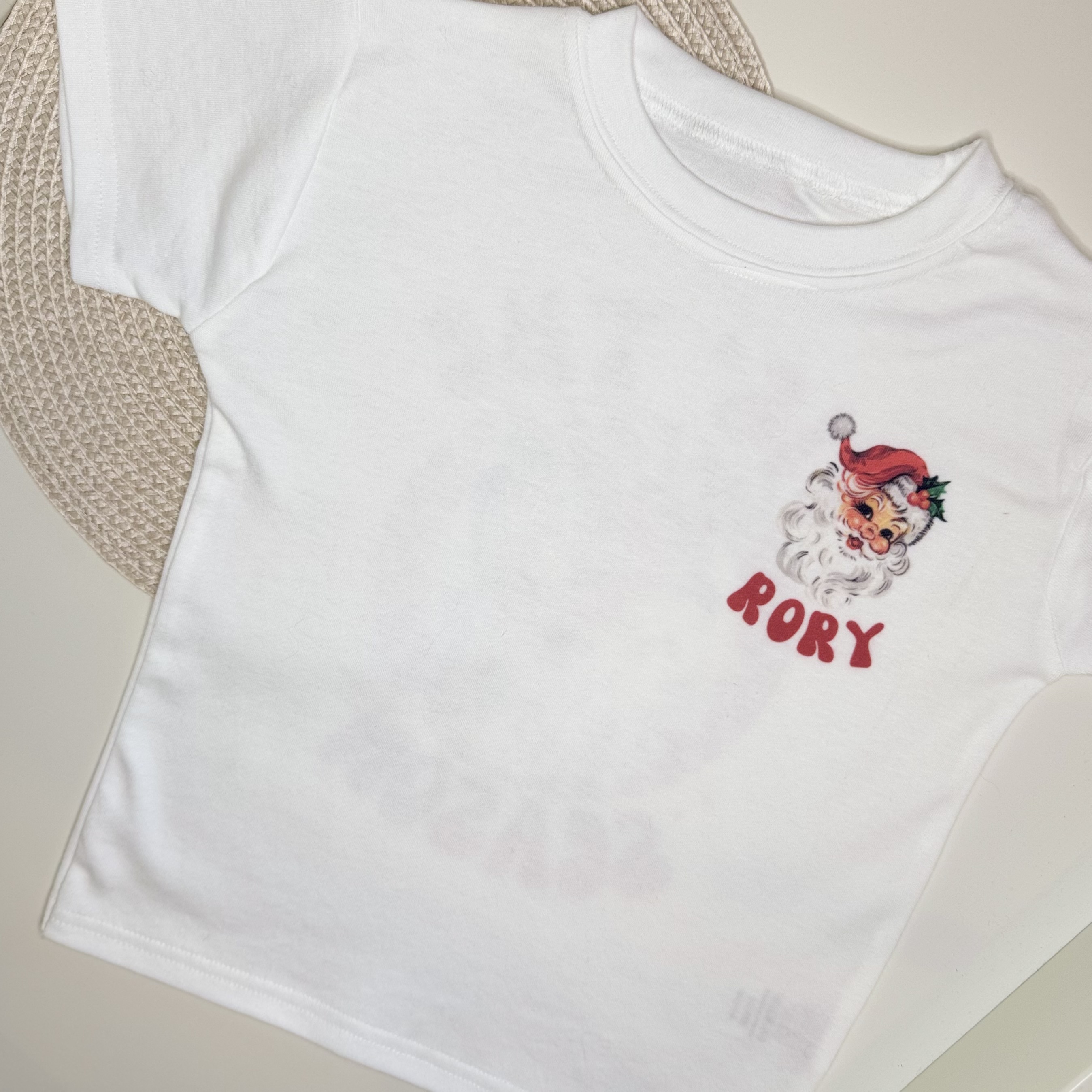 Personalised Christmas Santa T-shirt