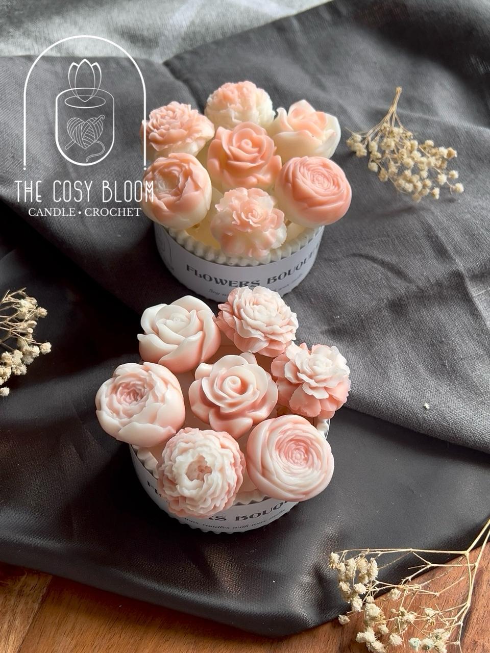 Flower Shaped Soy Wax Candle