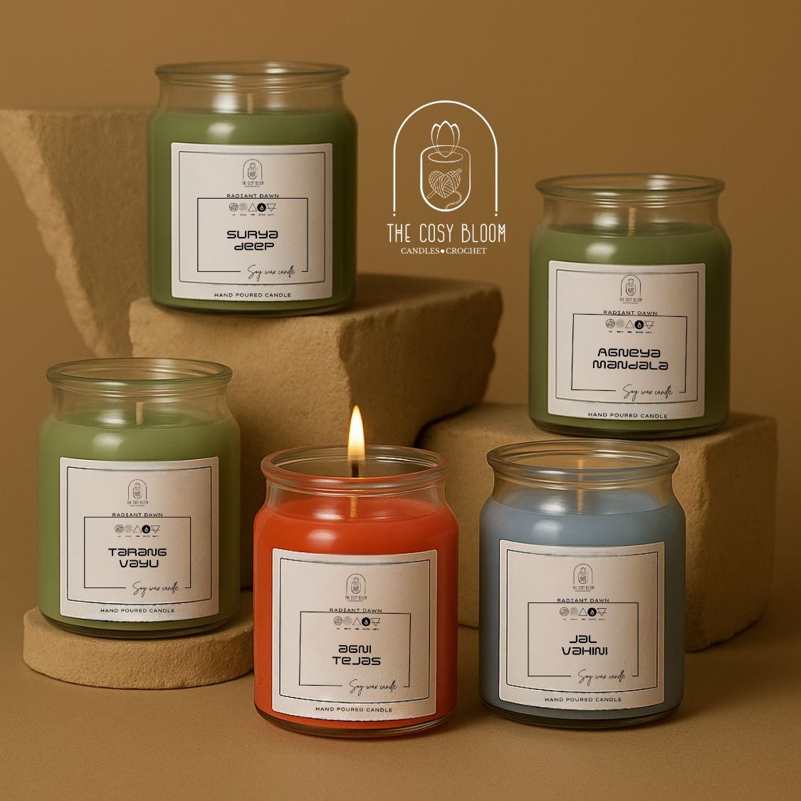 EAST - Direction Candles - Panch Dik Samhita