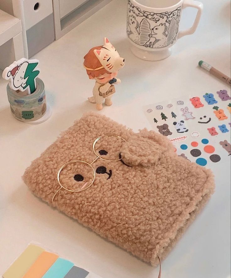 Cute Fluffy Bear Notebook