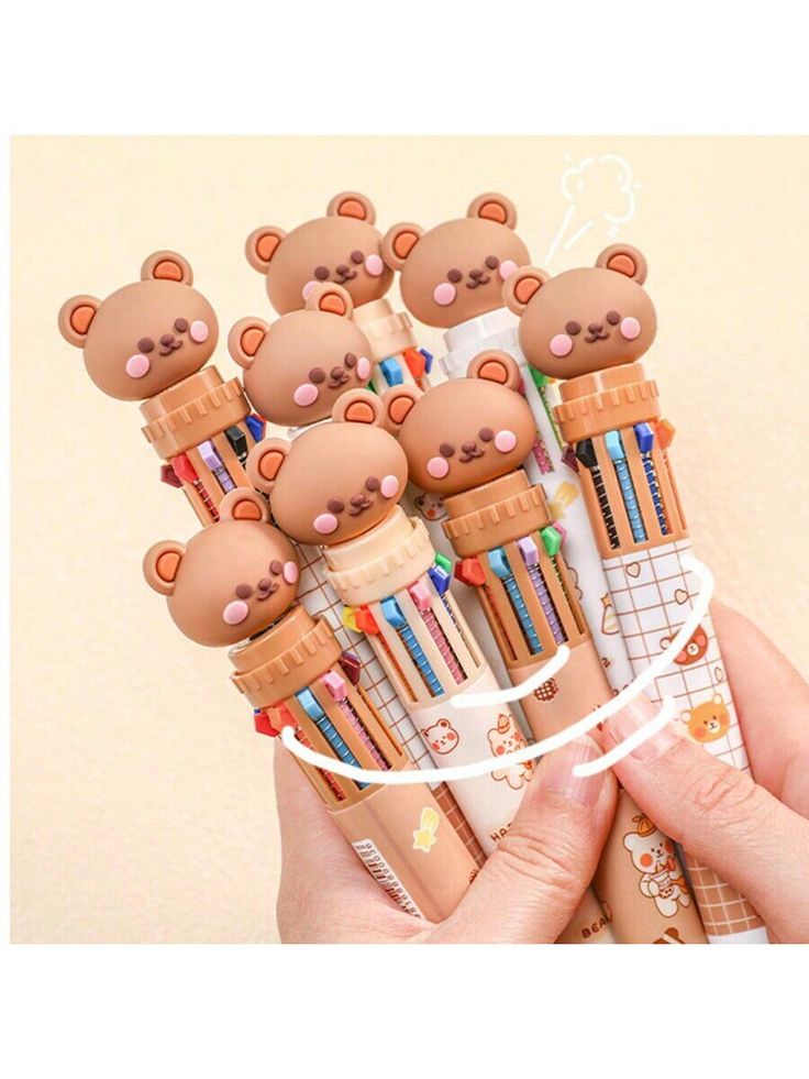 Cute Bear Multifunction Pens