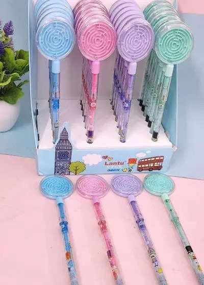 Colorful Spiral Pens