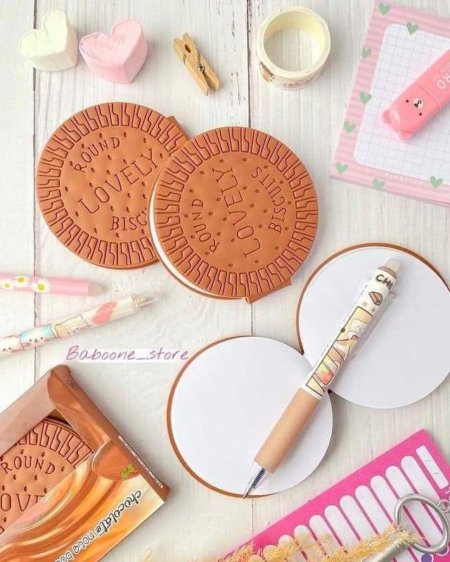 Biscuit-Shaped Notepad