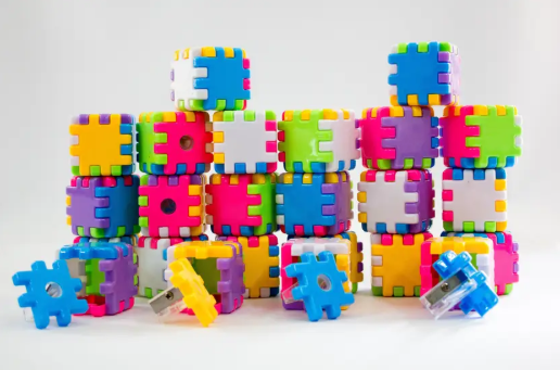 Colorful Puzzle Pencil Sharpener