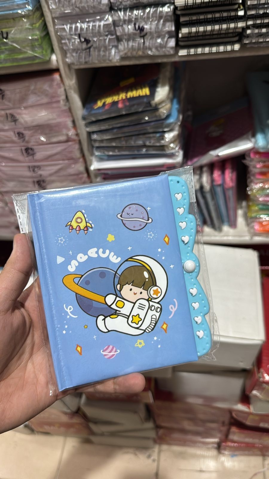 Cute Astronaut-Themed Notebook