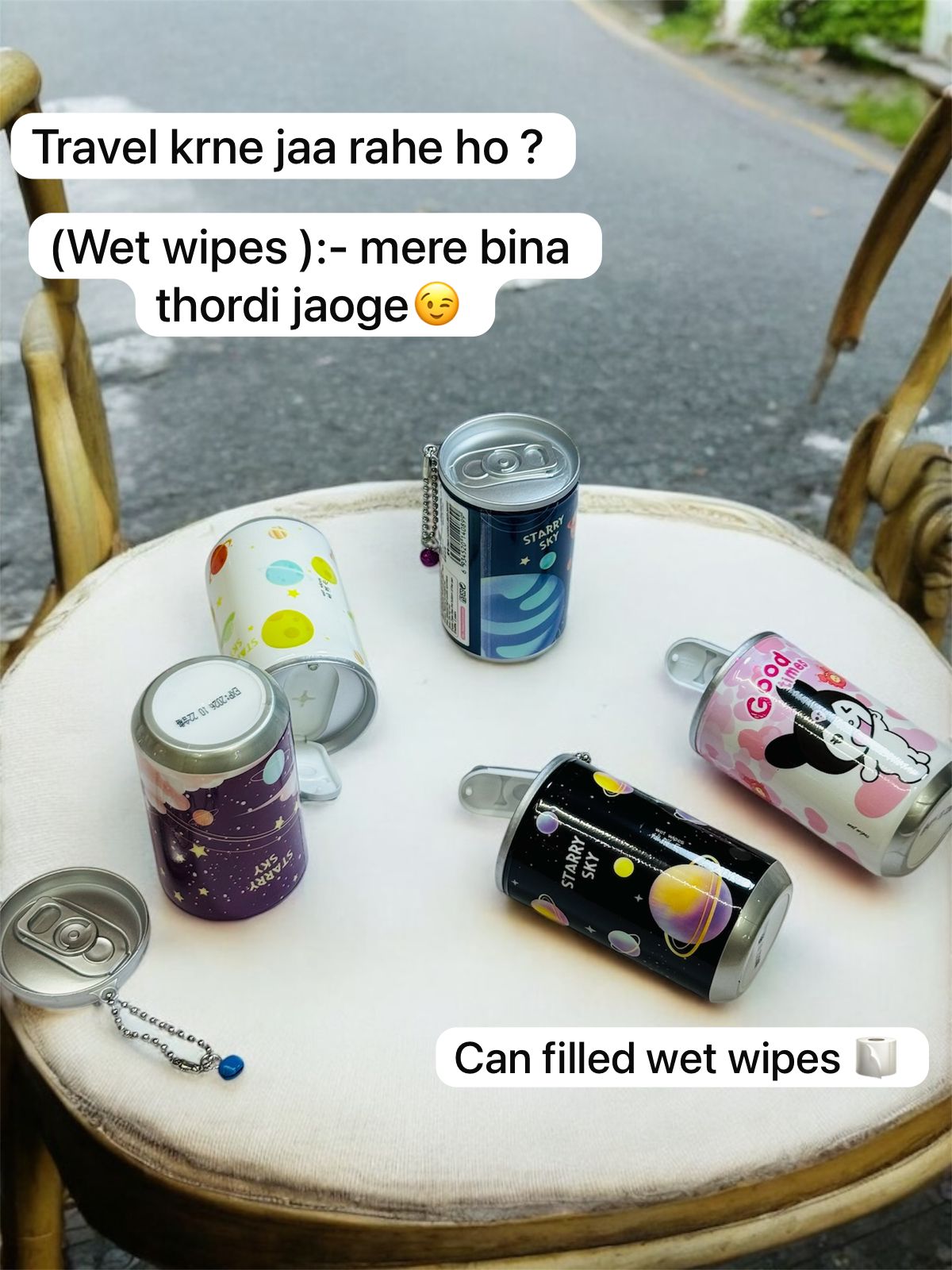 Can Filled Wet Wipes