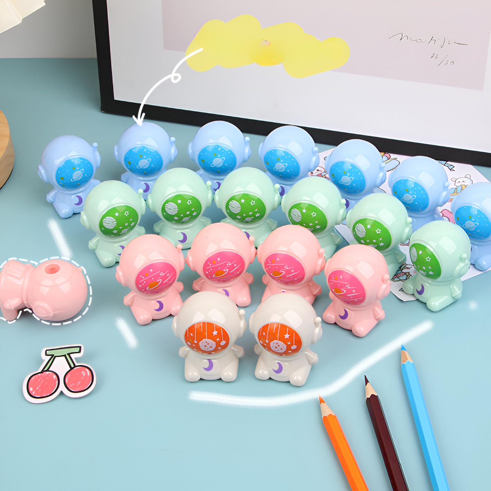 Assorted Colorful Pencil Sharpeners