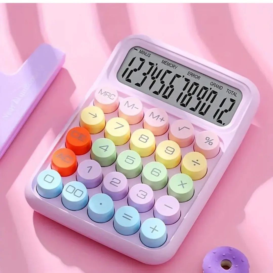 Colorful Button Desktop Calculator