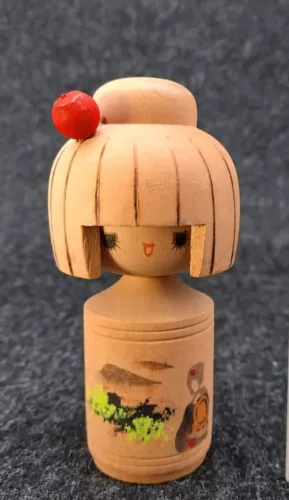 Kokeshi 'Inatori Onsen' Japanese Doll, Original Japanese Crafts