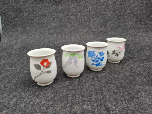 Yunomi set in original packaging, original Japanese tea mug