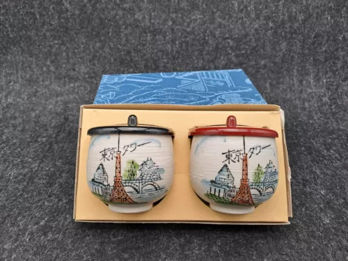 Yunomi Original Japanese Tea Mug Set Tokyo Tower Souvenir in Original Packaging