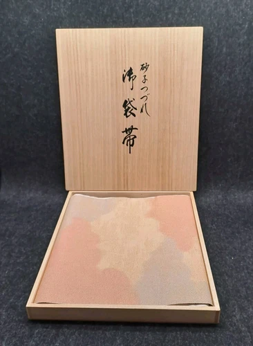 Original Japanese Kimono Obi Silk Belt in Original Packaging New from Nagoya