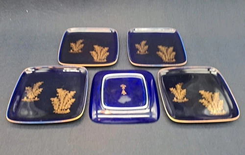 Fukagawa Seiji bowl set of 5 original Japan porcelain purveyor to the court of tenno