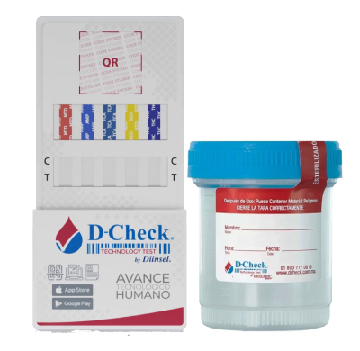 Kit de Prueba antidoping en orina Tarjeta D-Check