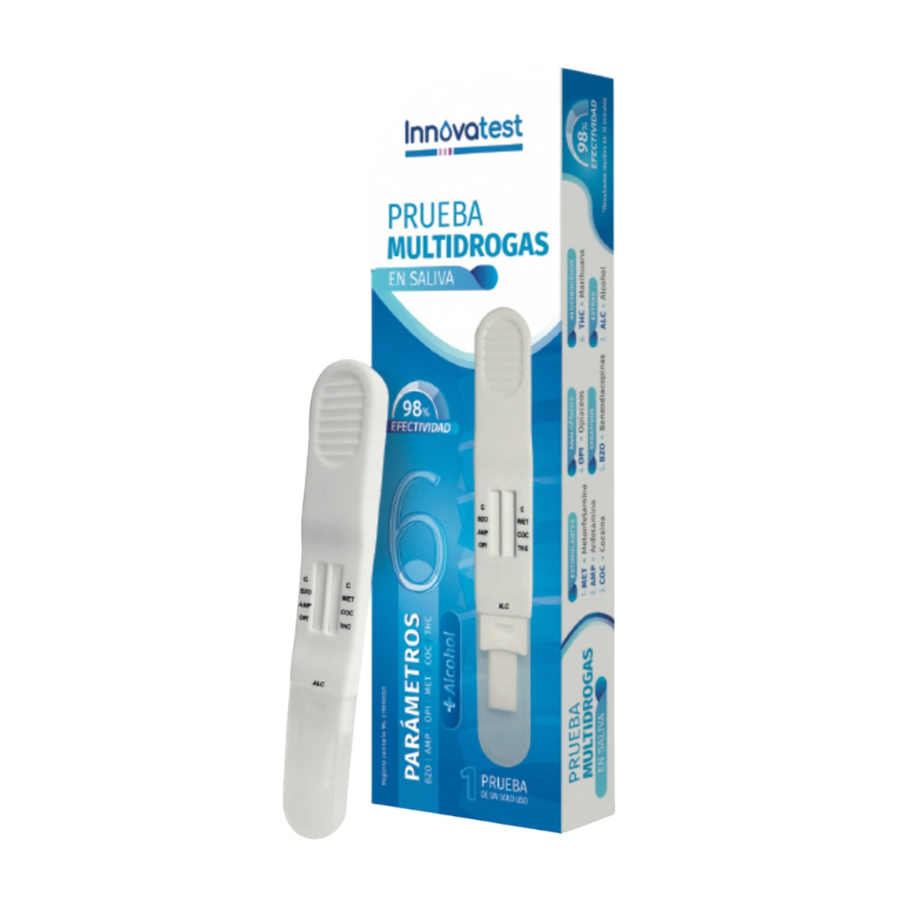 Prueba Multi-drogas en saliva Innovatest