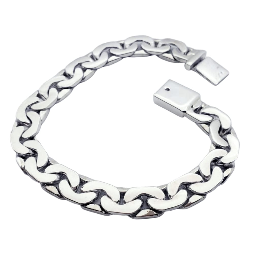 Pulsera de plata para caballero