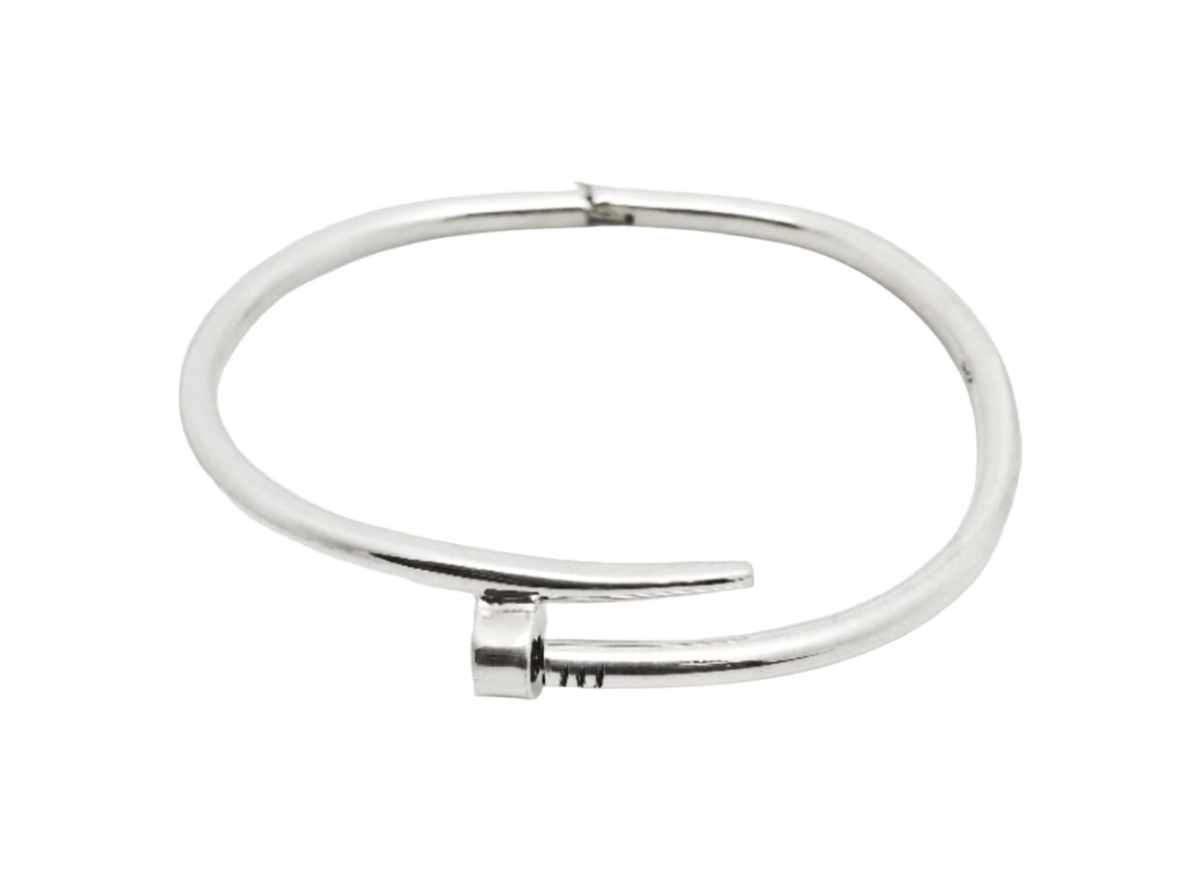 Brazalete de clavo de plata